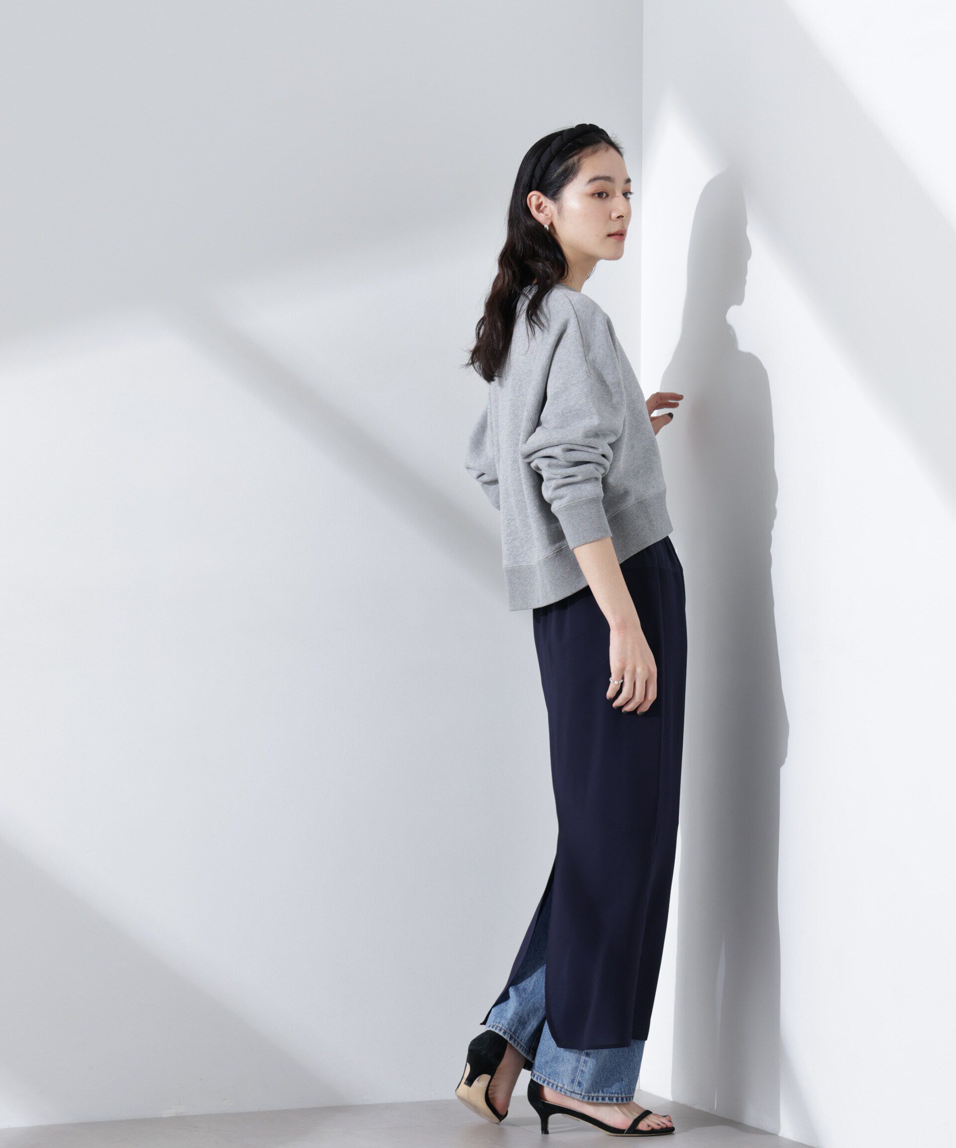 nano･universe「ワイドスリーブスウェットトップス」|Tシャツ・カットソー|