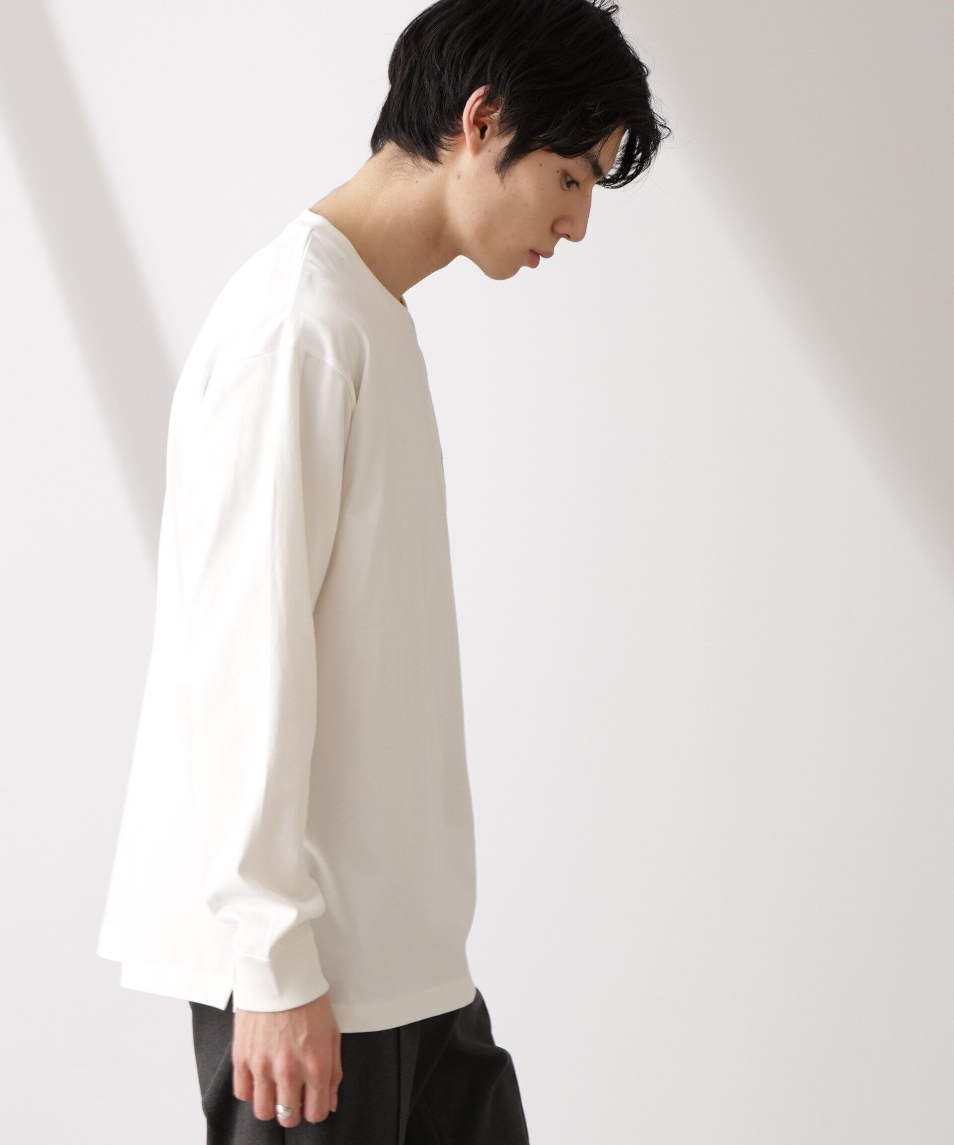 nano･universe「ナノベアTシャツ 長袖」|Tシャツ・カットソー|