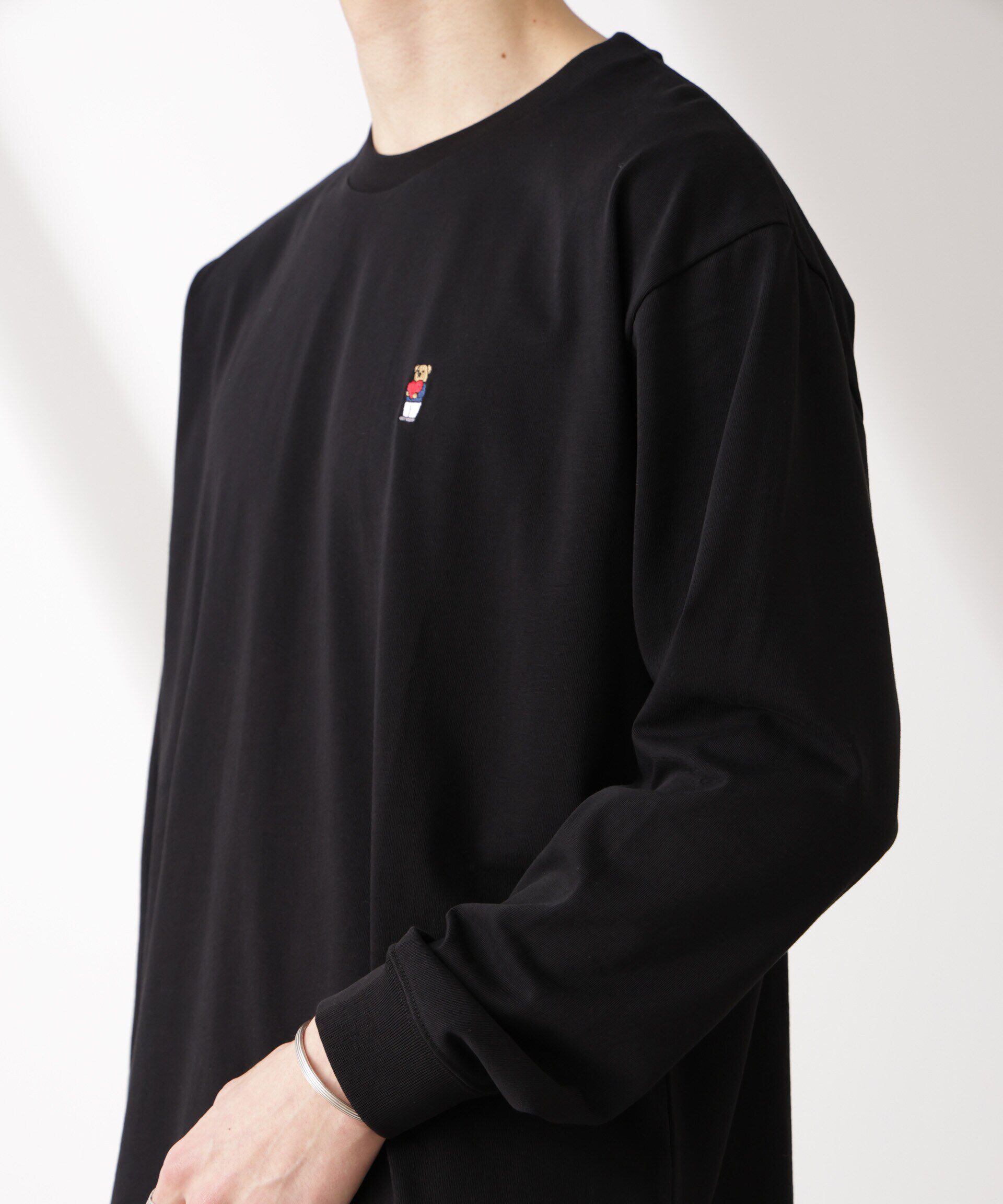 nano･universe「ナノベアTシャツ 長袖」|Tシャツ・カットソー|