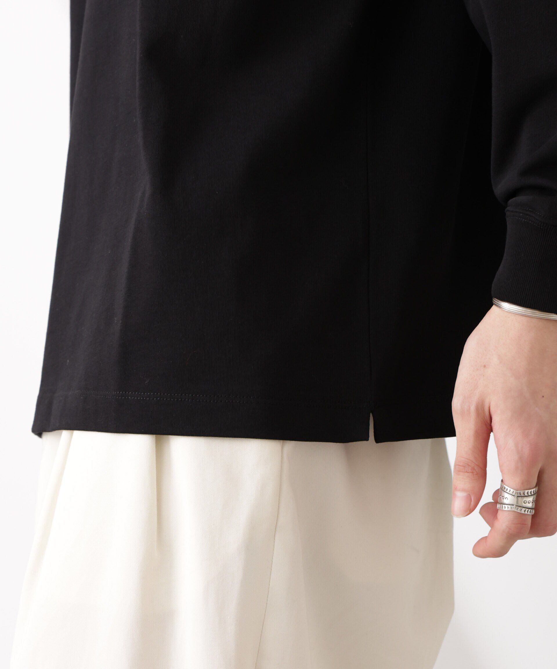 nano･universe「ナノベアTシャツ 長袖」|Tシャツ・カットソー|