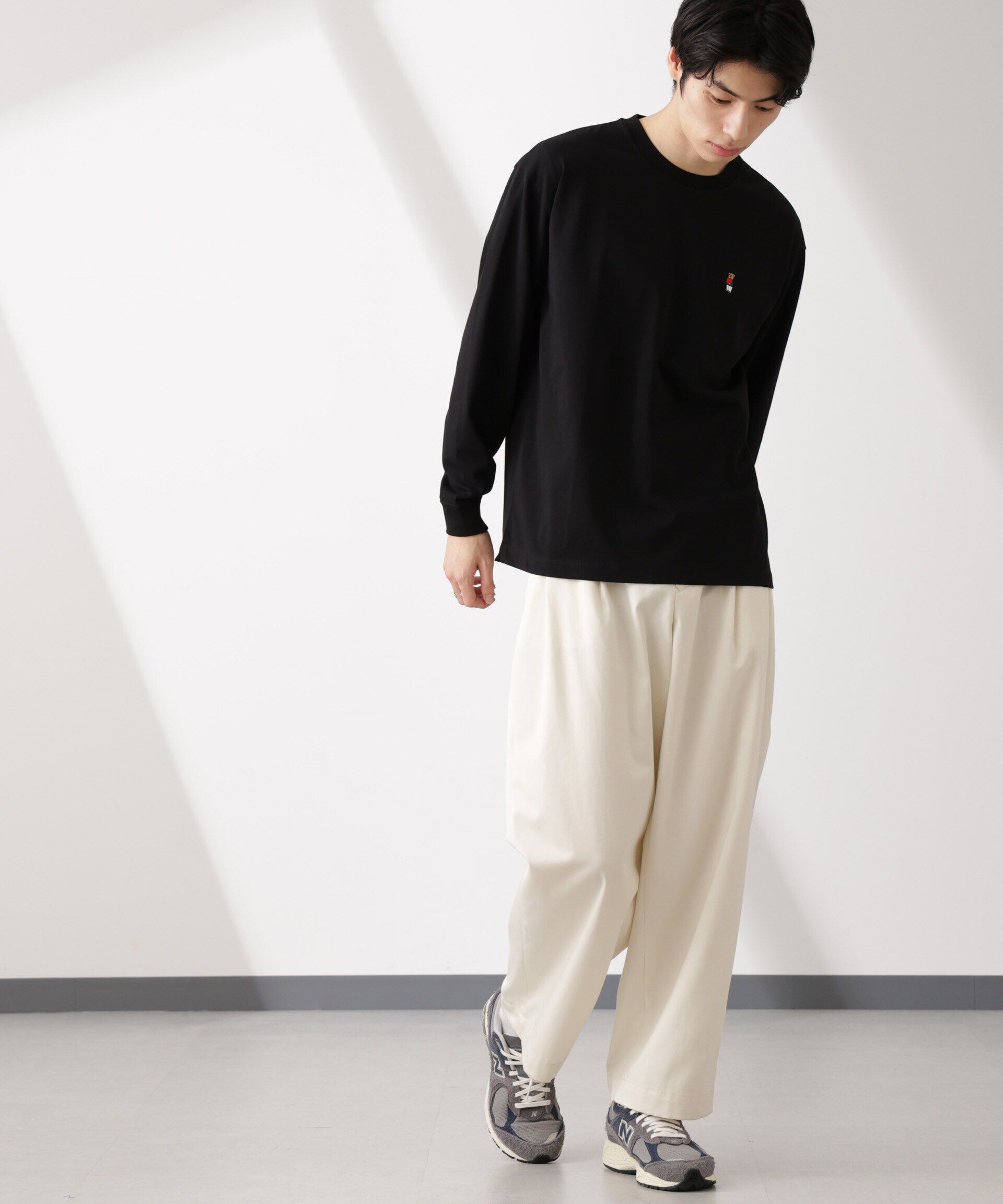 nano･universe「ナノベアTシャツ 長袖」|Tシャツ・カットソー|