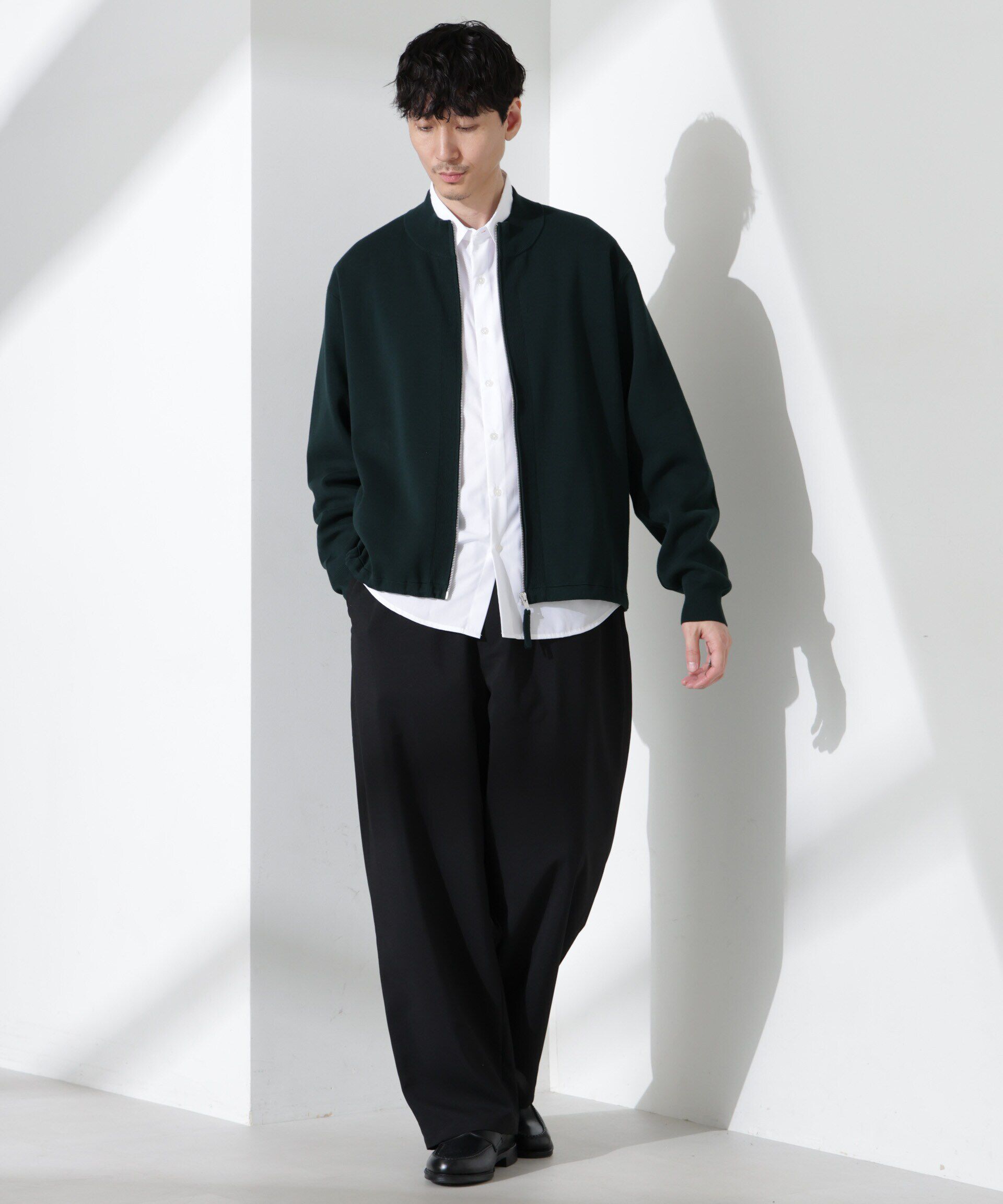 nano･universe「「大人のワイドパンツ」ハイツイストワイドスラックス」|チノ|