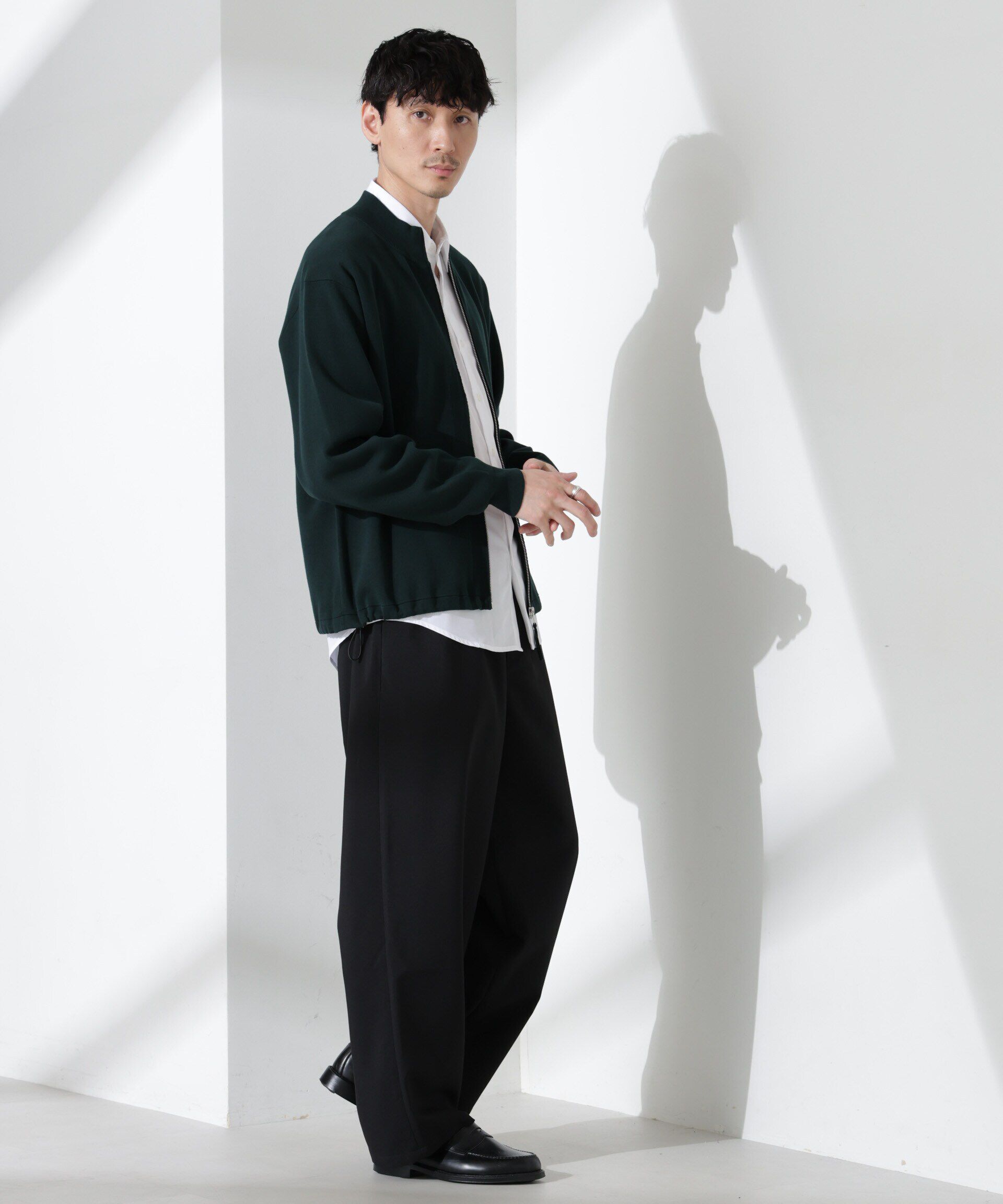 nano･universe「「大人のワイドパンツ」ハイツイストワイドスラックス」|チノ|