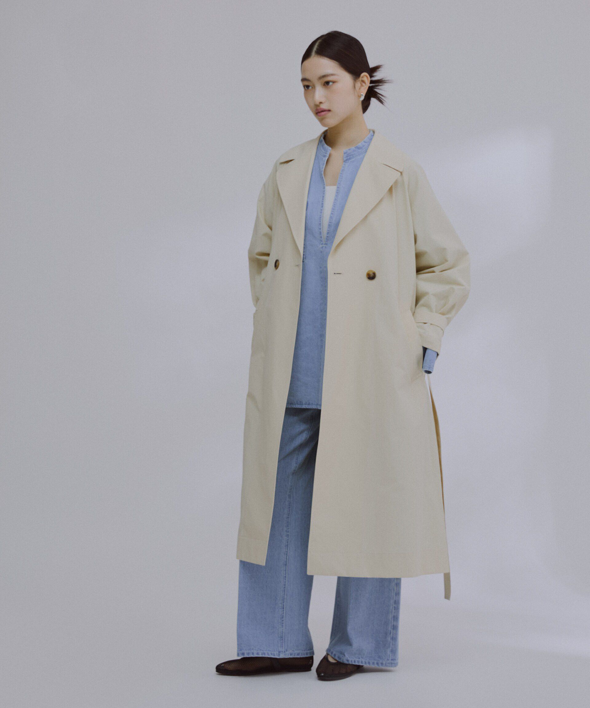 nano･universe「デニムポケットプルオーバー（セットアップ可）」|シャツ・ブラウス|