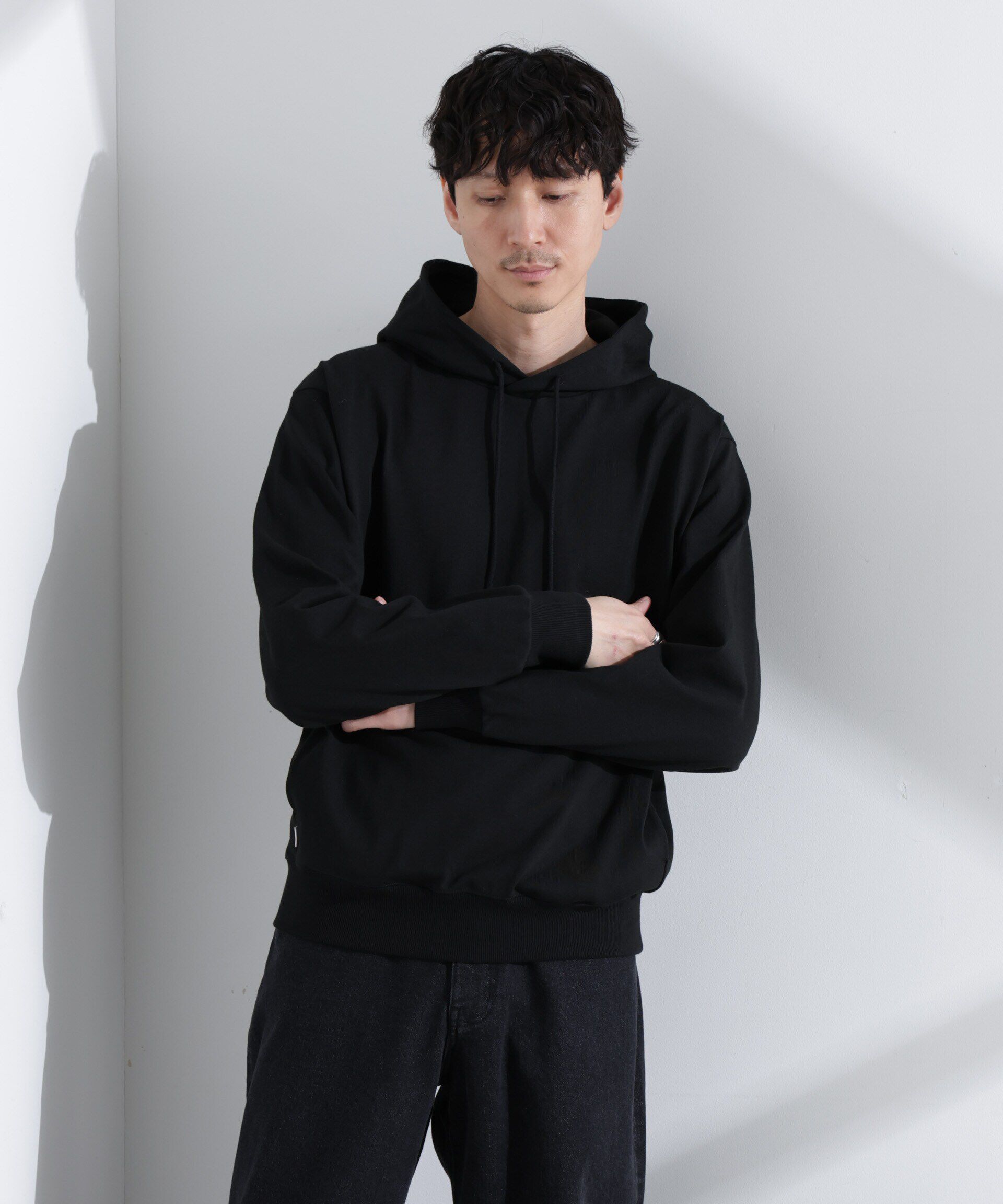 nano･universe「｢NJ/CLUB｣ USAコットン スウェットパーカー(セットアップ可)」|Tシャツ・カットソー|