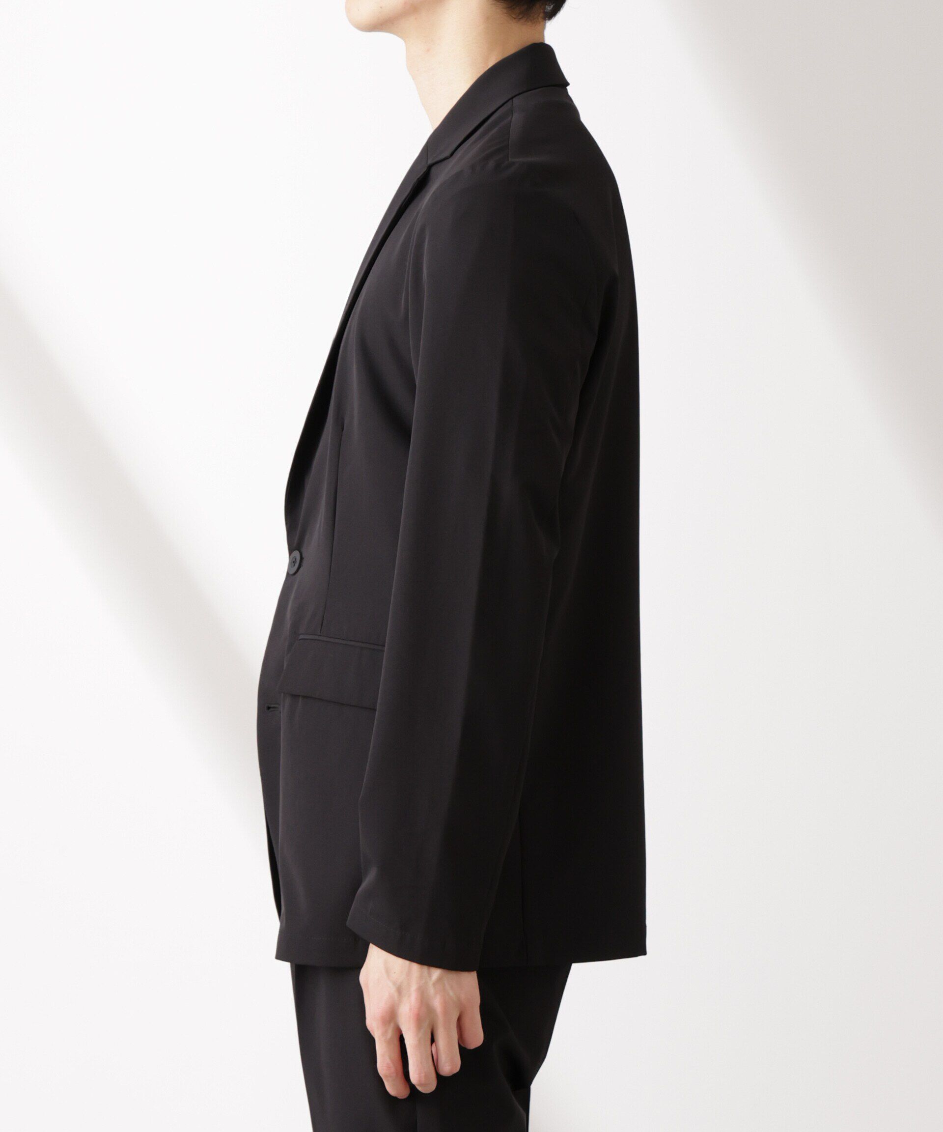 nano･universe「ライトウェイトストレッチ ジャケット(セットアップ可)」|テーラードジャケット|