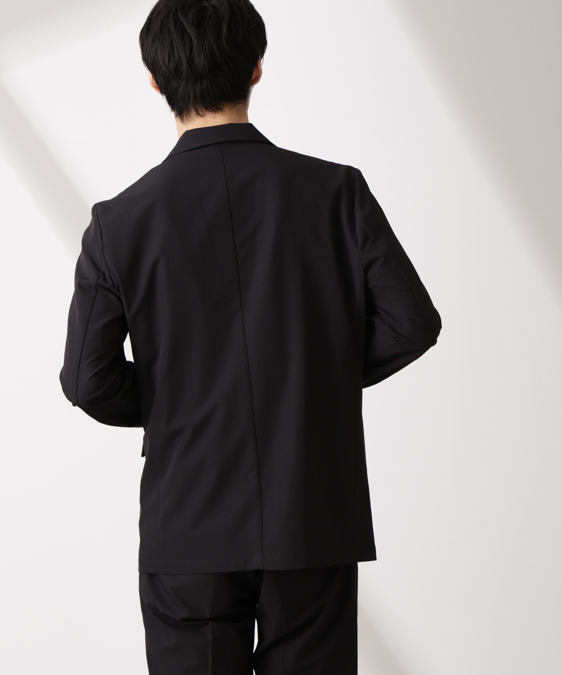 nano･universe「ライトウェイトストレッチ ジャケット(セットアップ可)」|テーラードジャケット|