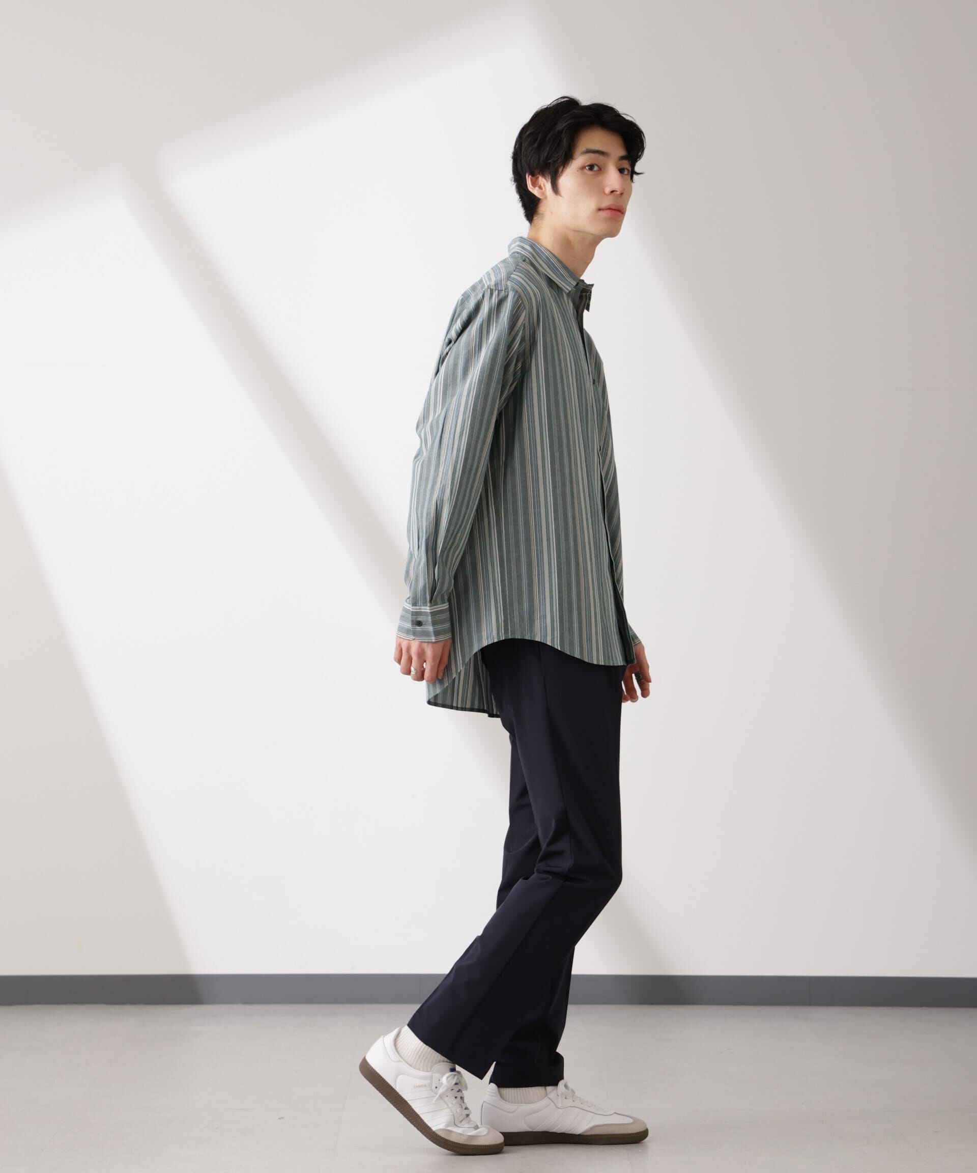 nano･universe「ライトウェイトストレッチ タイトスラックス(セットアップ可)」|チノ|