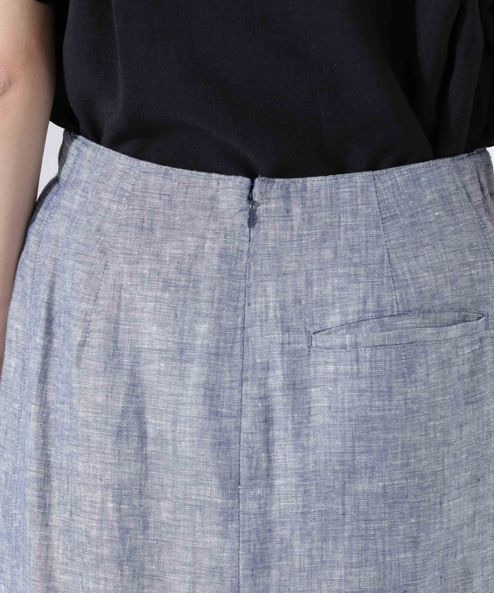 nano･universe「ヨーロピアンフラックス サイド切替Iラインスカート（セットアップ可）」|スカート|