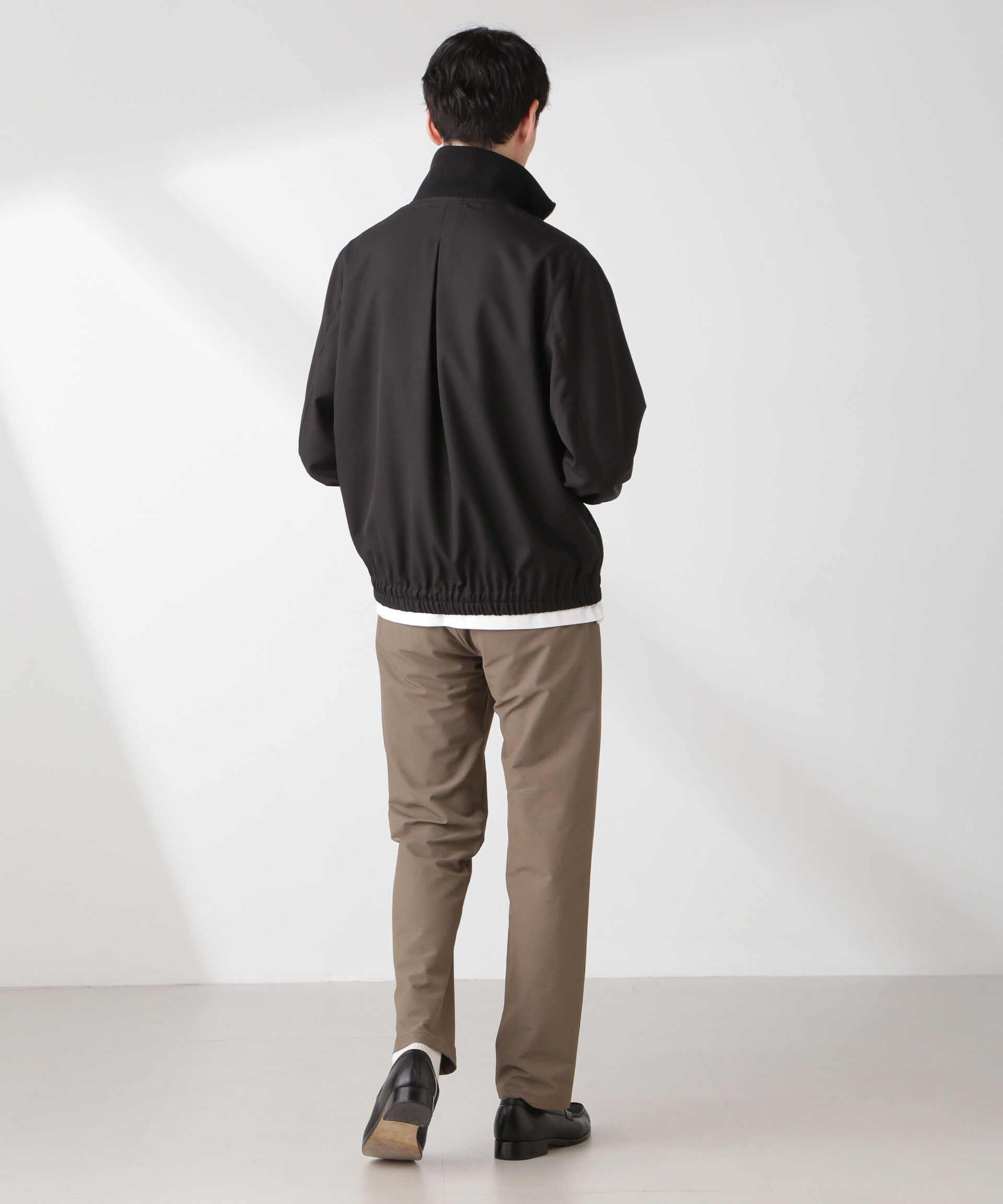 nano･universe「ハイストレッチスポーティーテーパードイージーパンツ」|チノ|