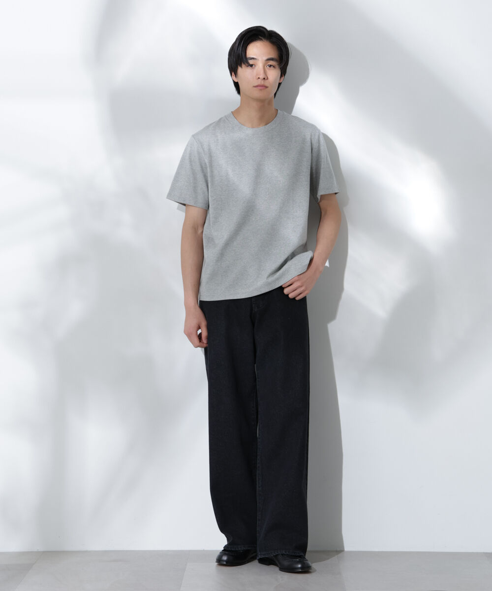 nano･universe「Anti Soaked(R) 汗染み防止 クルーネック レギュラーシルエットTシャツ」|Tシャツ・カットソー|