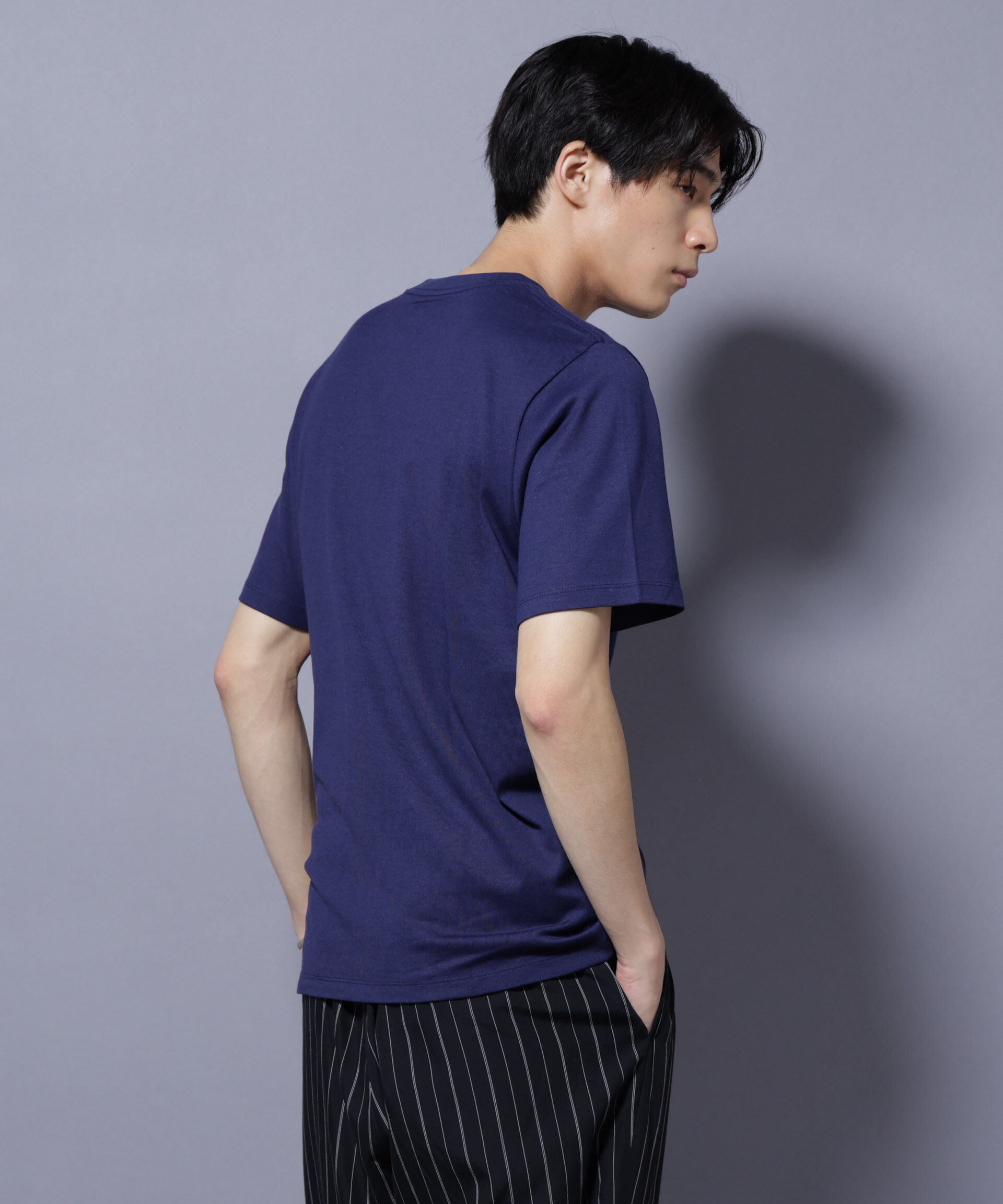 nano･universe「Anti Soaked(R) 汗染み防止 クルーネック レギュラーシルエットTシャツ」|Tシャツ・カットソー|