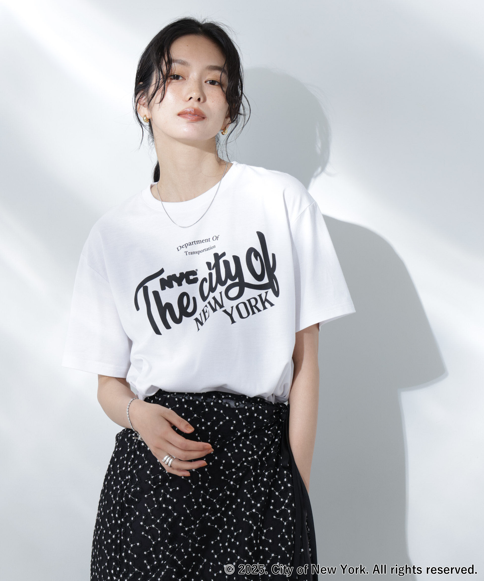 nano･universe「GOOD ROCK SPEED&times;Anti Soaked(R) 汗染み防止 NYC Tシャツ」|Tシャツ・カットソー|