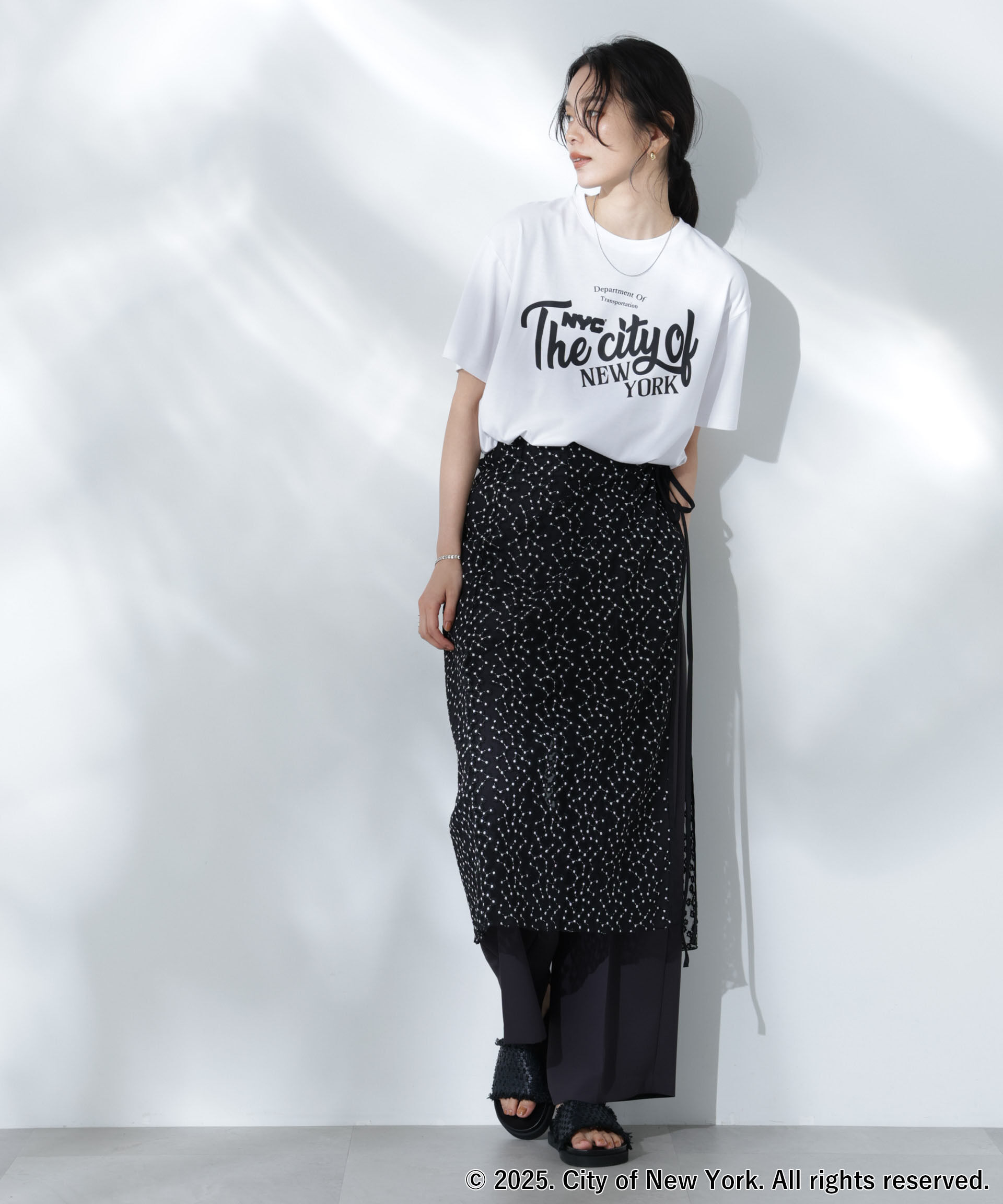 nano･universe「GOOD ROCK SPEED&times;Anti Soaked(R) 汗染み防止 NYC Tシャツ」|Tシャツ・カットソー|