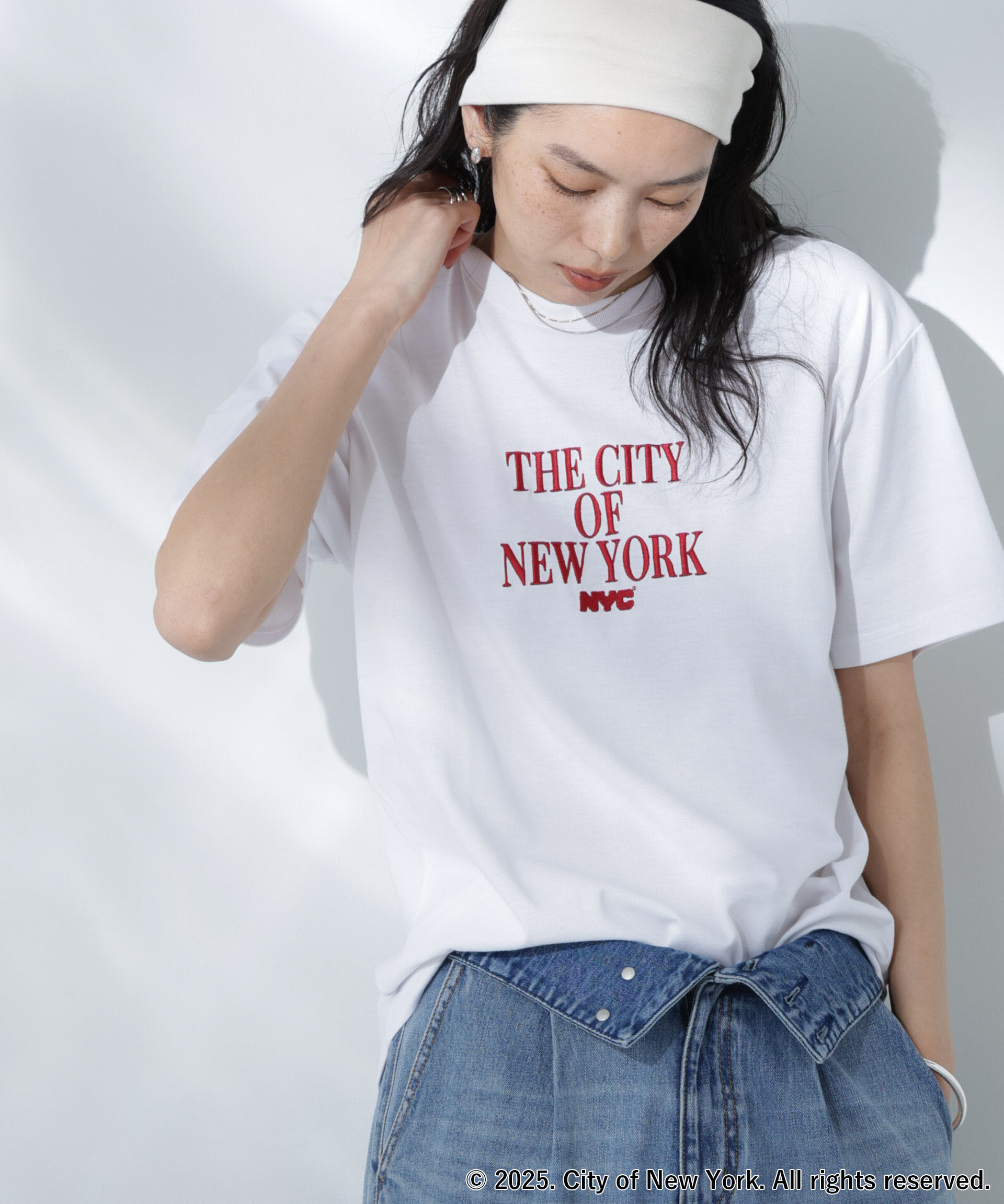 nano･universe「GOOD ROCK SPEED&times;Anti Soaked(R) 汗染み防止 NYC Tシャツ」|Tシャツ・カットソー|