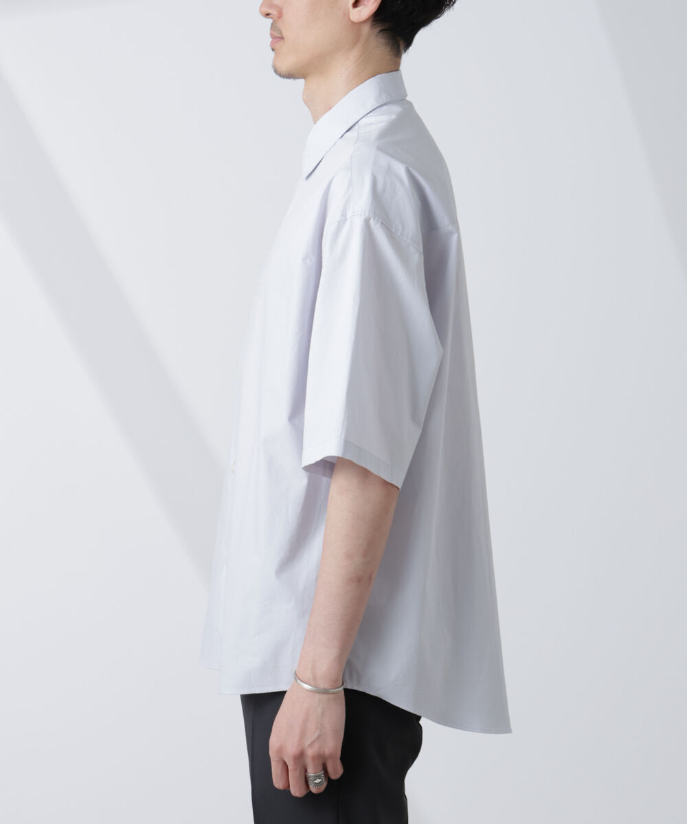 nano･universe「「大人のワイドシャツ」レギュラーカラー 半袖」|シャツ・ブラウス|