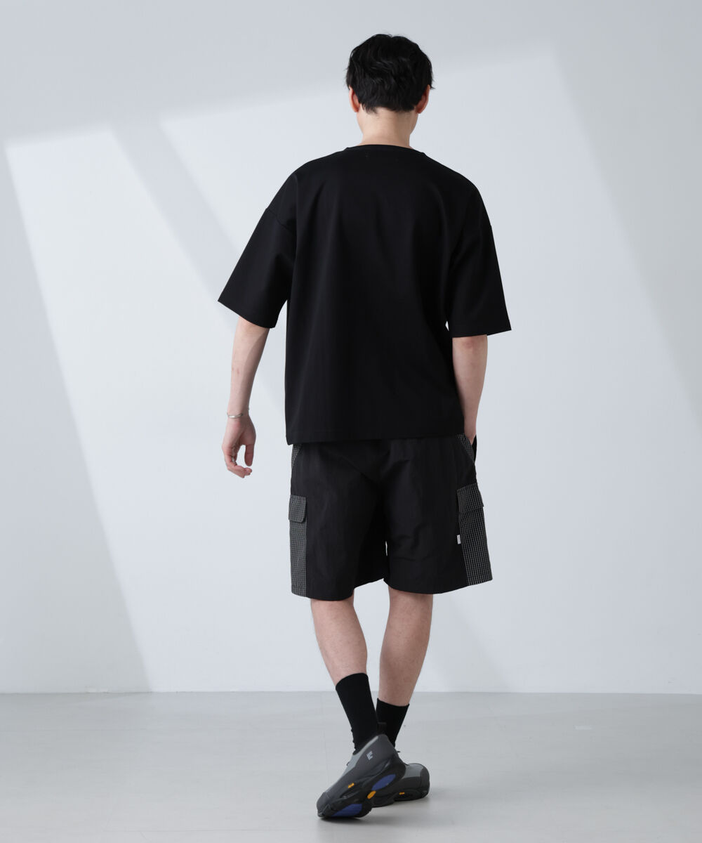 nano･universe「「NJ/CLUB」モクロディ ボートネック ビッグＴシャツ」|Tシャツ・カットソー|