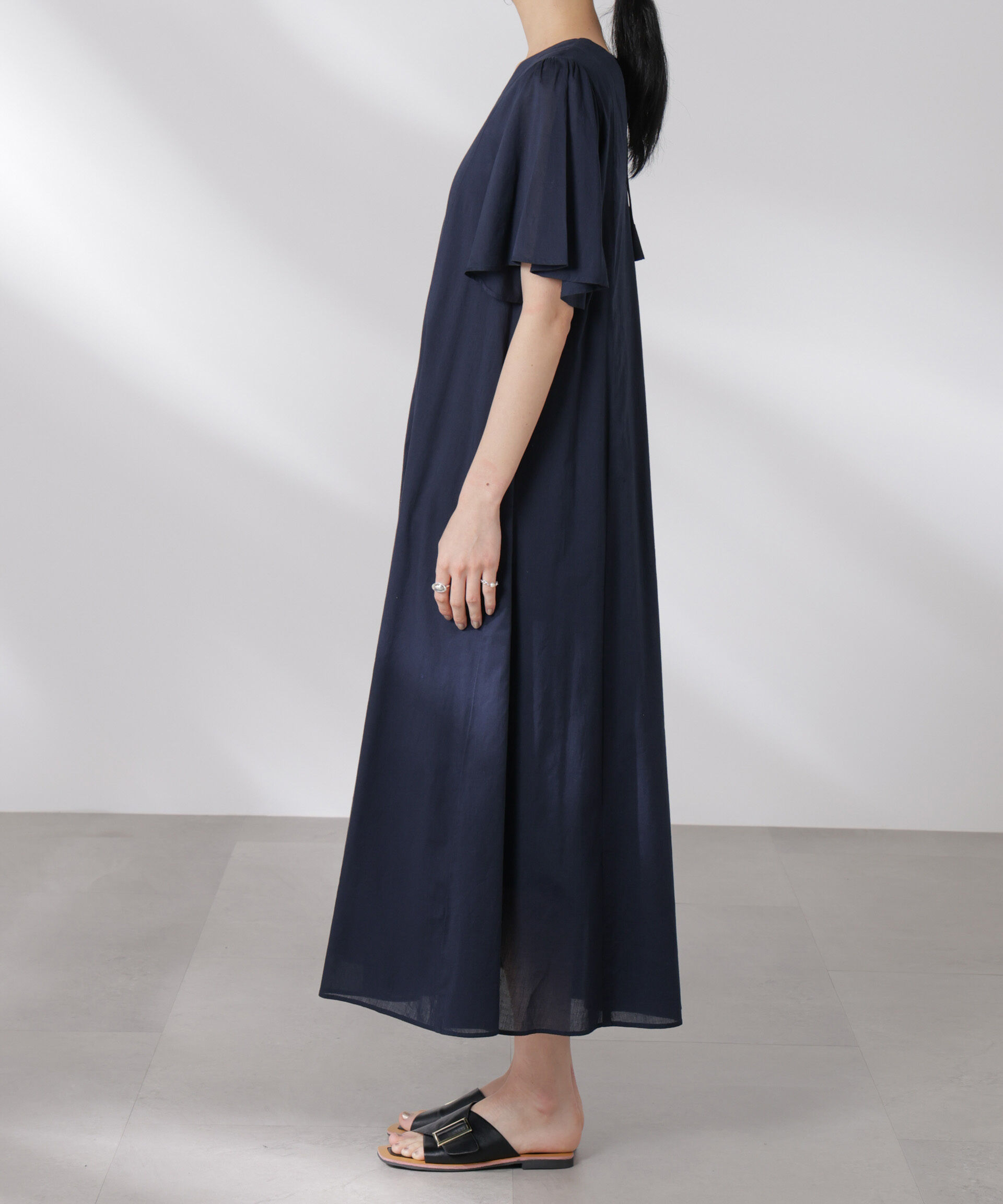 nano･universe「made in india コットンフレアワンピース」|ワンピース|