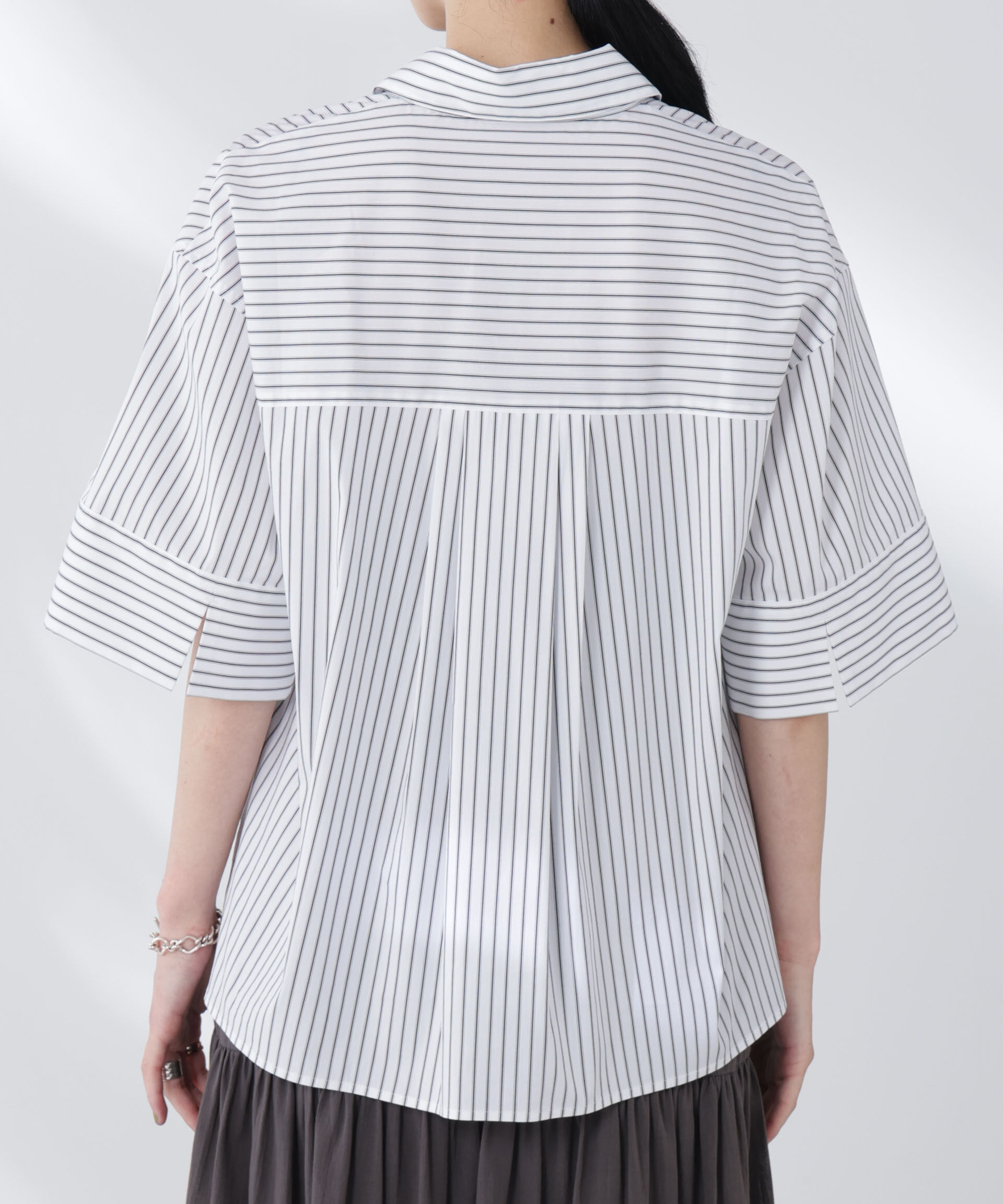 nano･universe「ワイドスリーブスキッパーシャツ」|シャツ・ブラウス|