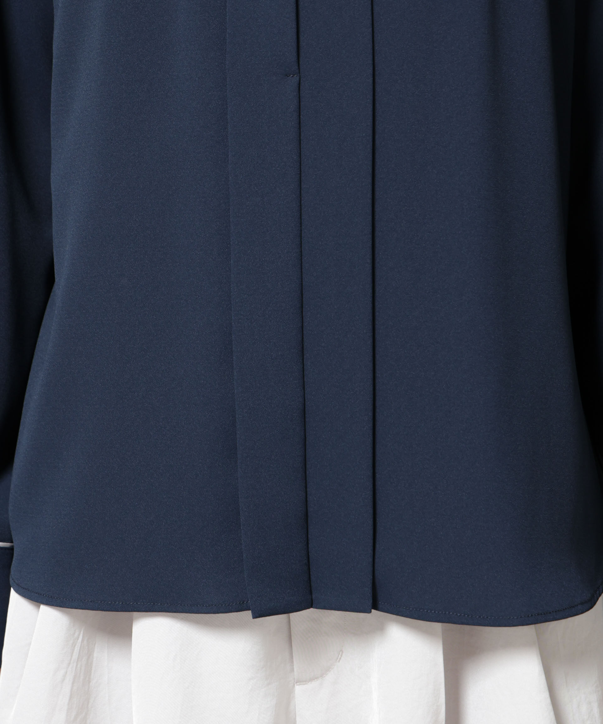 nano･universe「スタンドバイカラータックブラウス」|シャツ・ブラウス|