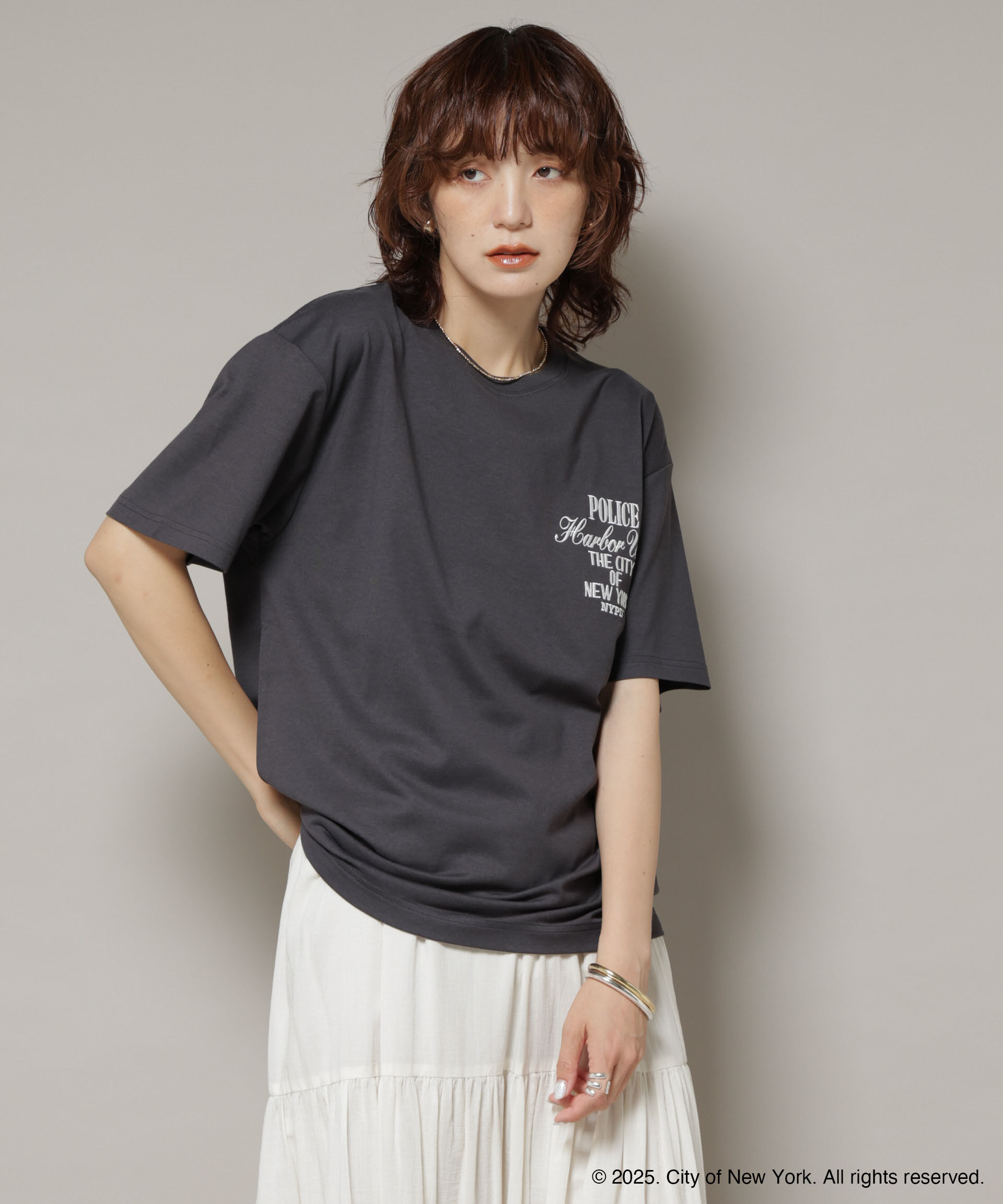 nano･universe「GOOD ROCK SPEED&times;Anti Soaked(R) 汗染み防止 NYC Tシャツ」|Tシャツ・カットソー|