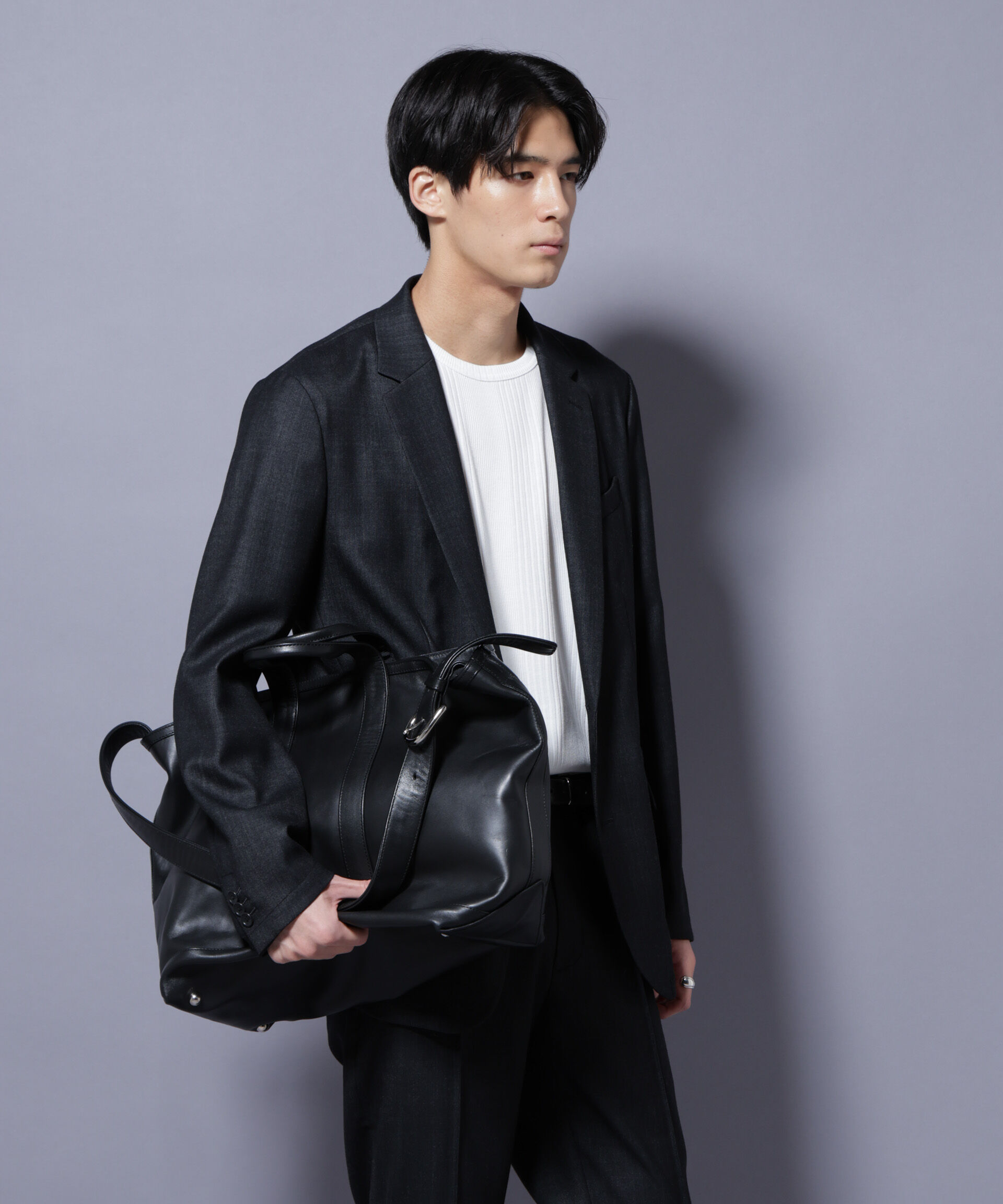 nano･universe「「N JACKET PREMIUM」ウールデニムジャケット/STRETCH(セットアップ可)」|スーツ|