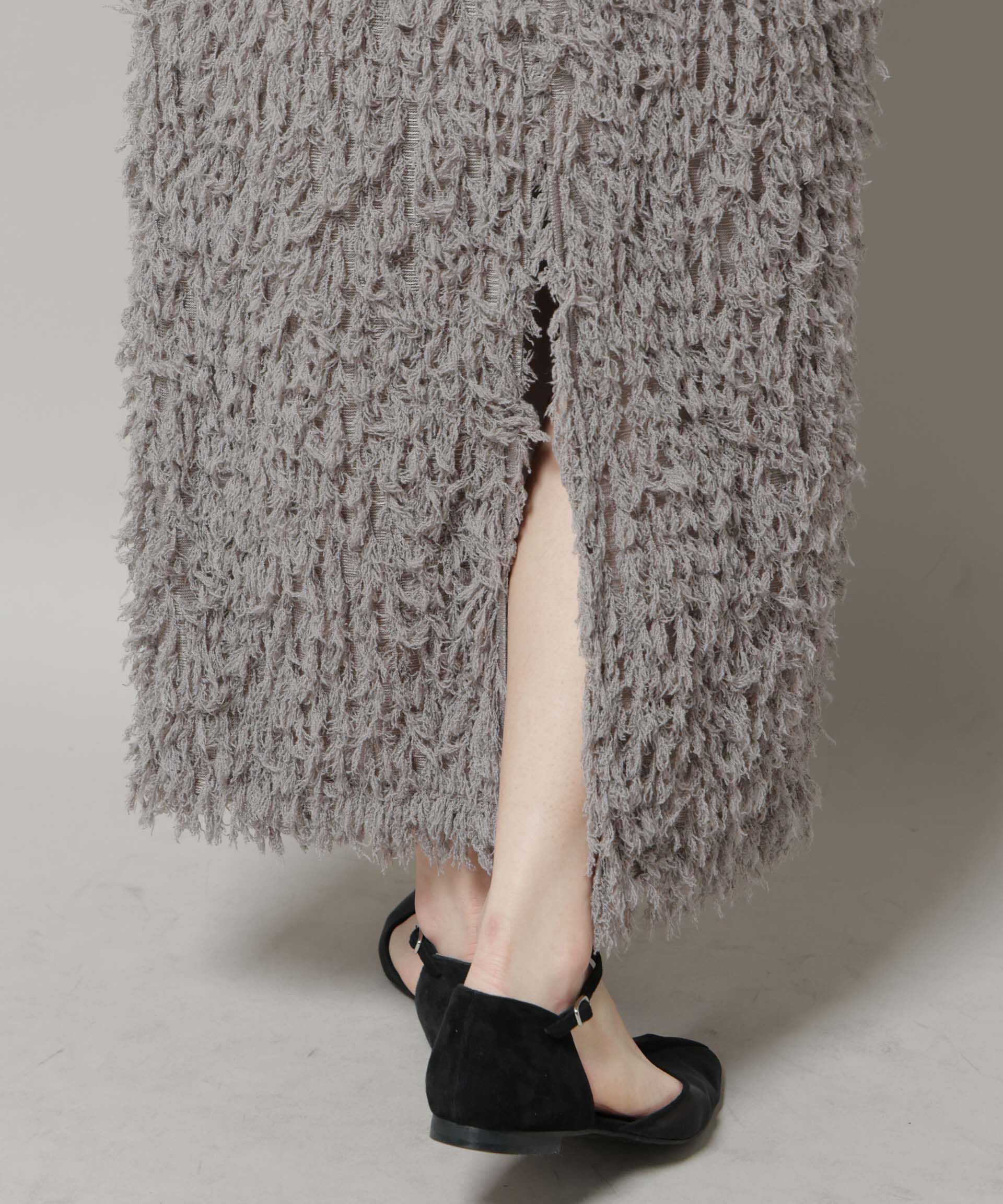 nano･universe「フリンジタイトスカート」|スカート|