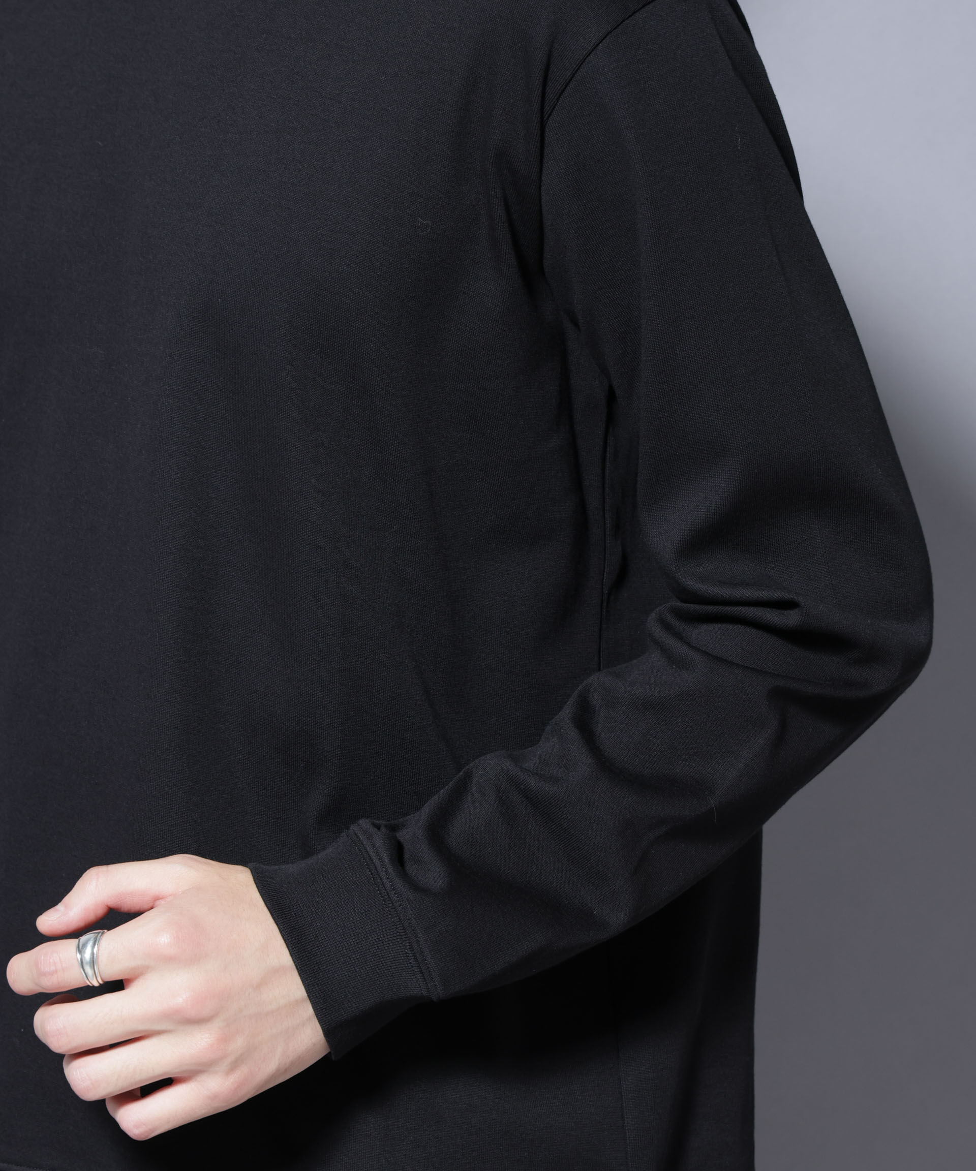 nano･universe「「FORMAL JERSEY」 クルーネックカットソー長袖」|Tシャツ・カットソー|