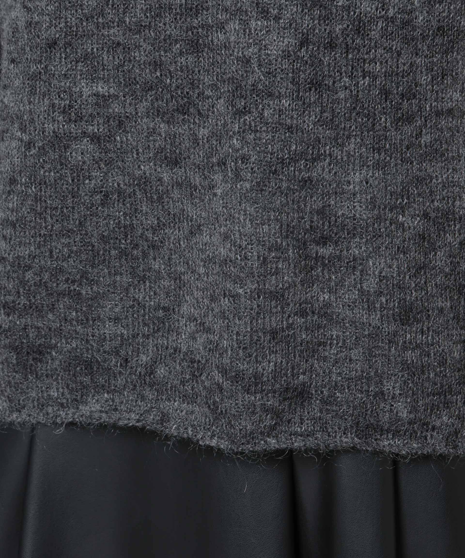 nano･universe「モヘヤ混天竺シアーニット」|ニット・セーター|