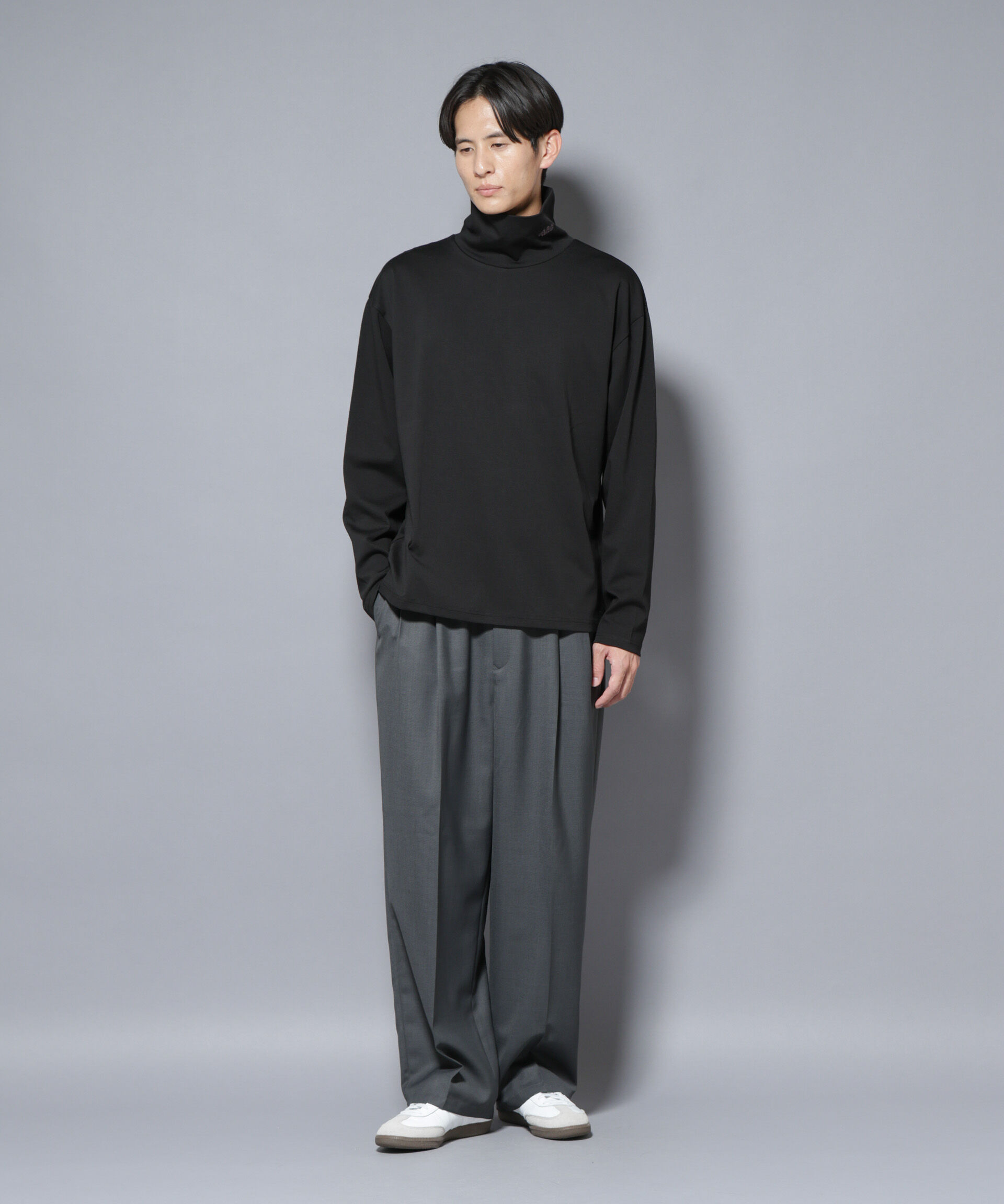 nano･universe「｢NJ/CLUB｣ ポンチタートルネック」|Tシャツ・カットソー|