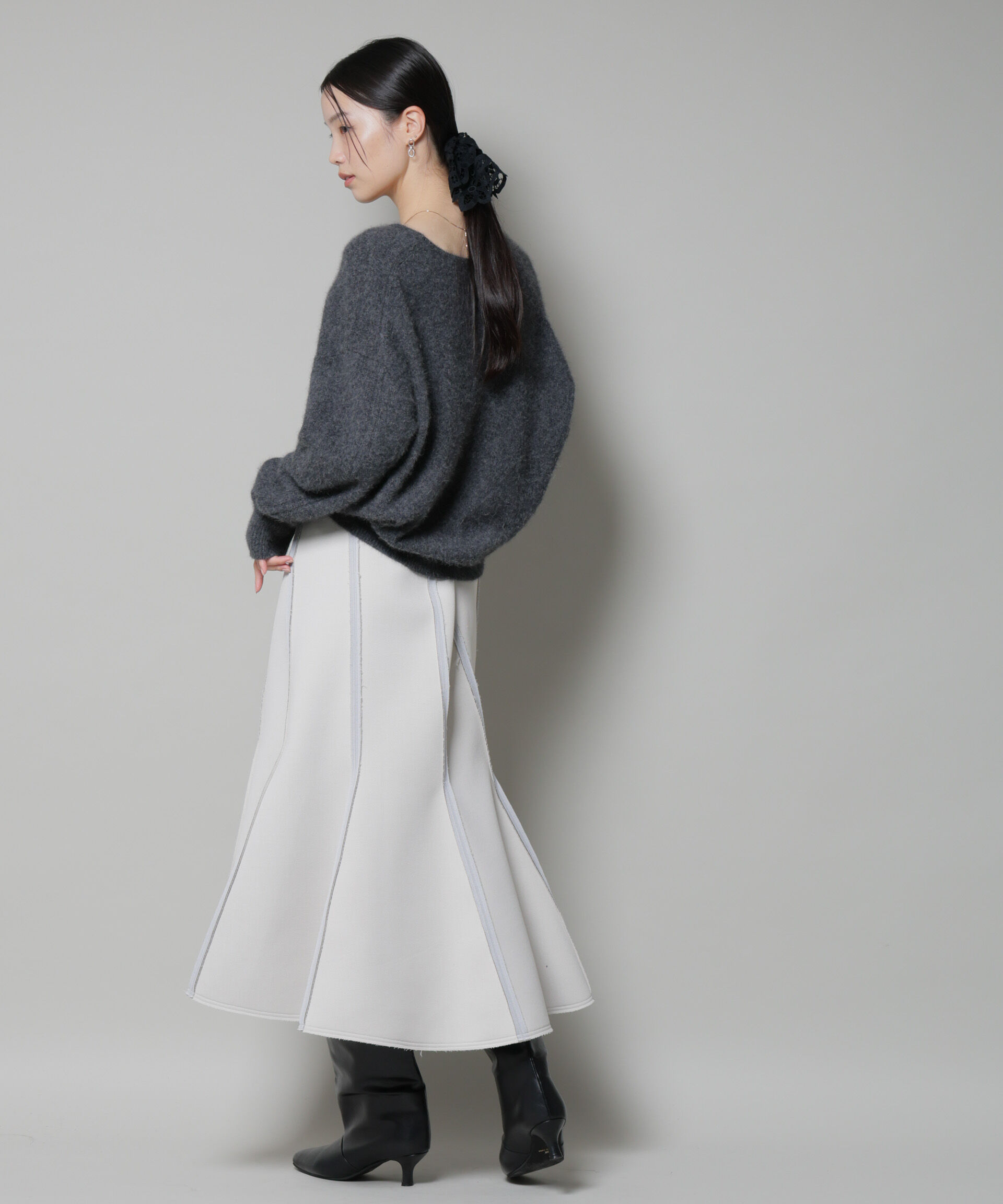 nano･universe「ウォッシャブルフォックスVネックニットプルオーバー」|ニット・セーター|