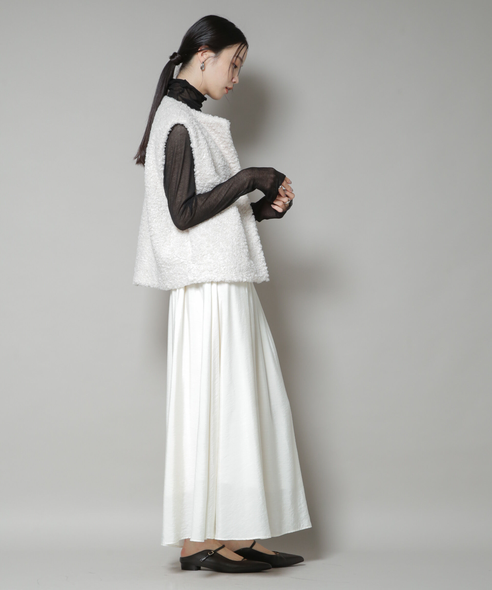 nano･universe「カーリングフェイクファージレ」|テーラードジャケット|