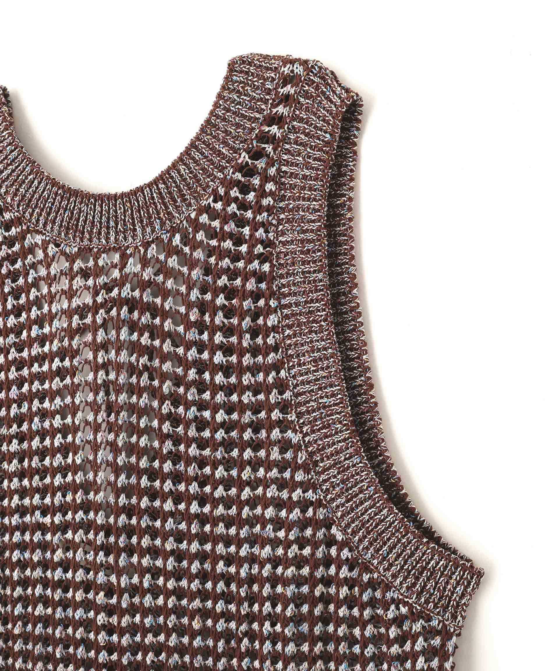 nano･universe「「STEVELOUR」シャイニーレースニットワンピース」|ニット・セーター|