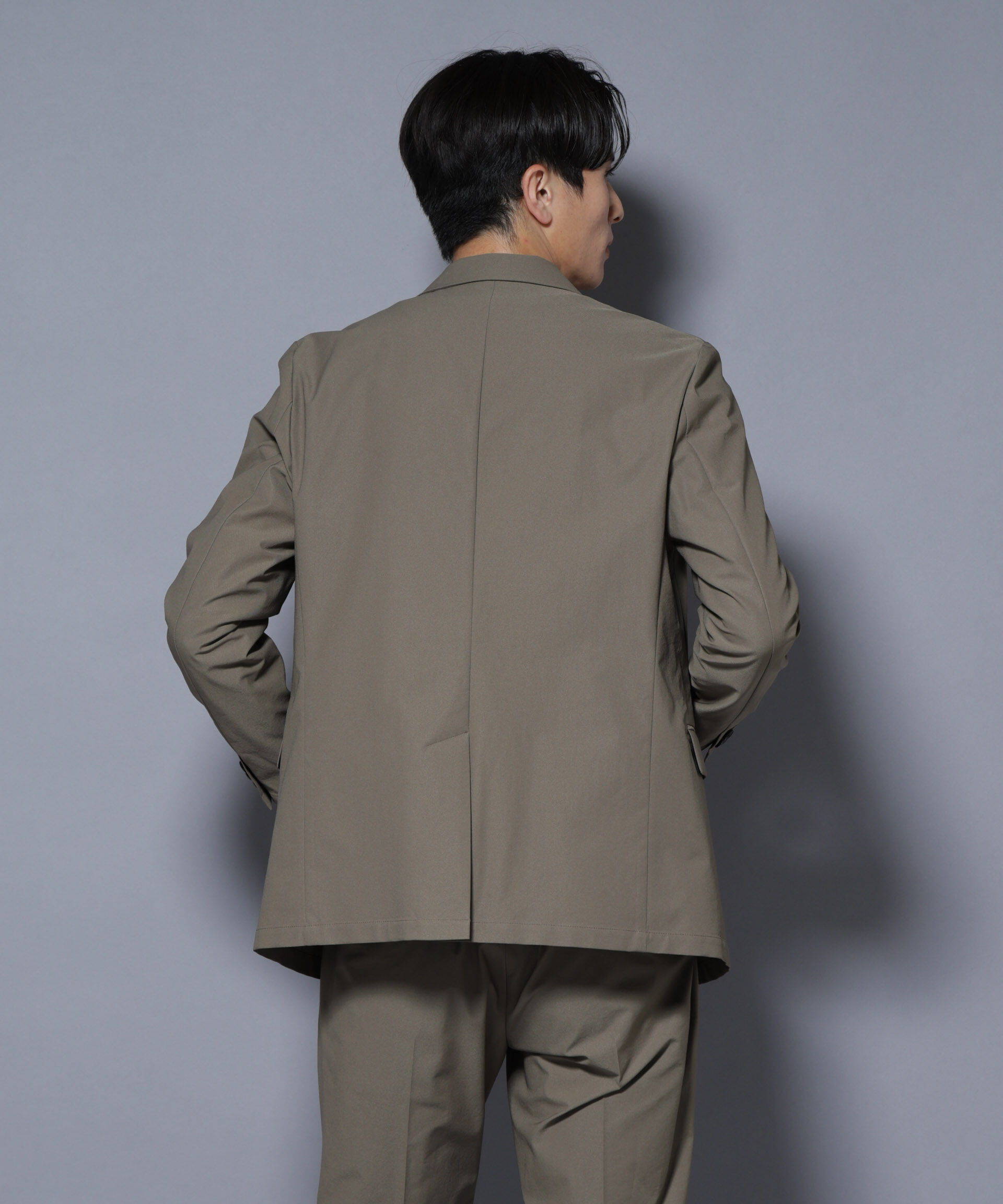 nano･universe「｢N JACKET BASIC｣TEXBRID(R) ﾂｲﾙｼﾞｬｹｯﾄ/ｽﾄﾚｯﾁ･撥水(ｾｯﾄｱｯ 」|スーツ|