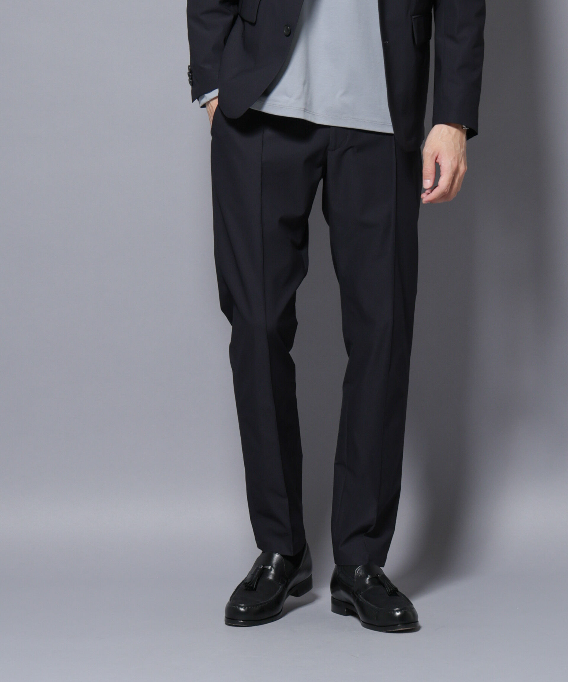 nano･universe「「N TROUSERS BASIC」TEXBRID(R) ツイルパンツ/ストレッチ・撥水(セットアップ可)」|スーツ|