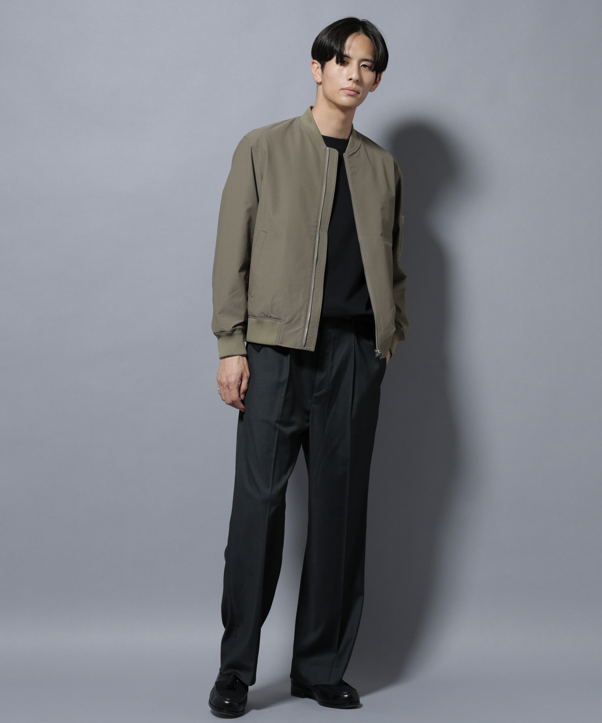 nano･universe「DELEGANTEエアリーサキソニー/CHK/ST ストレートFITパンツ(セットアップ可)」|チノ|