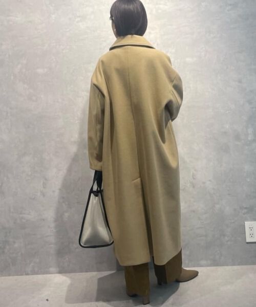 nano･universe「メルトンジャージーステンカラーコート」|その他|