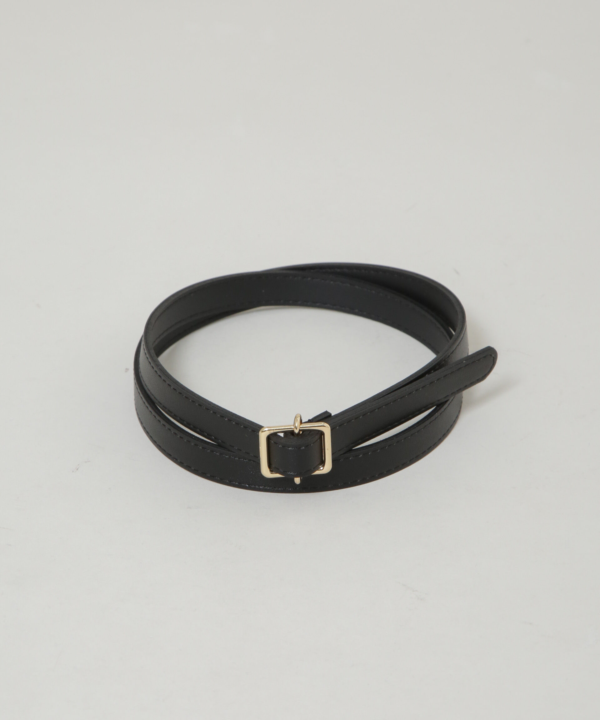 nano･universe「無段階調整 スクエア型バックルベルト」|ベルト|