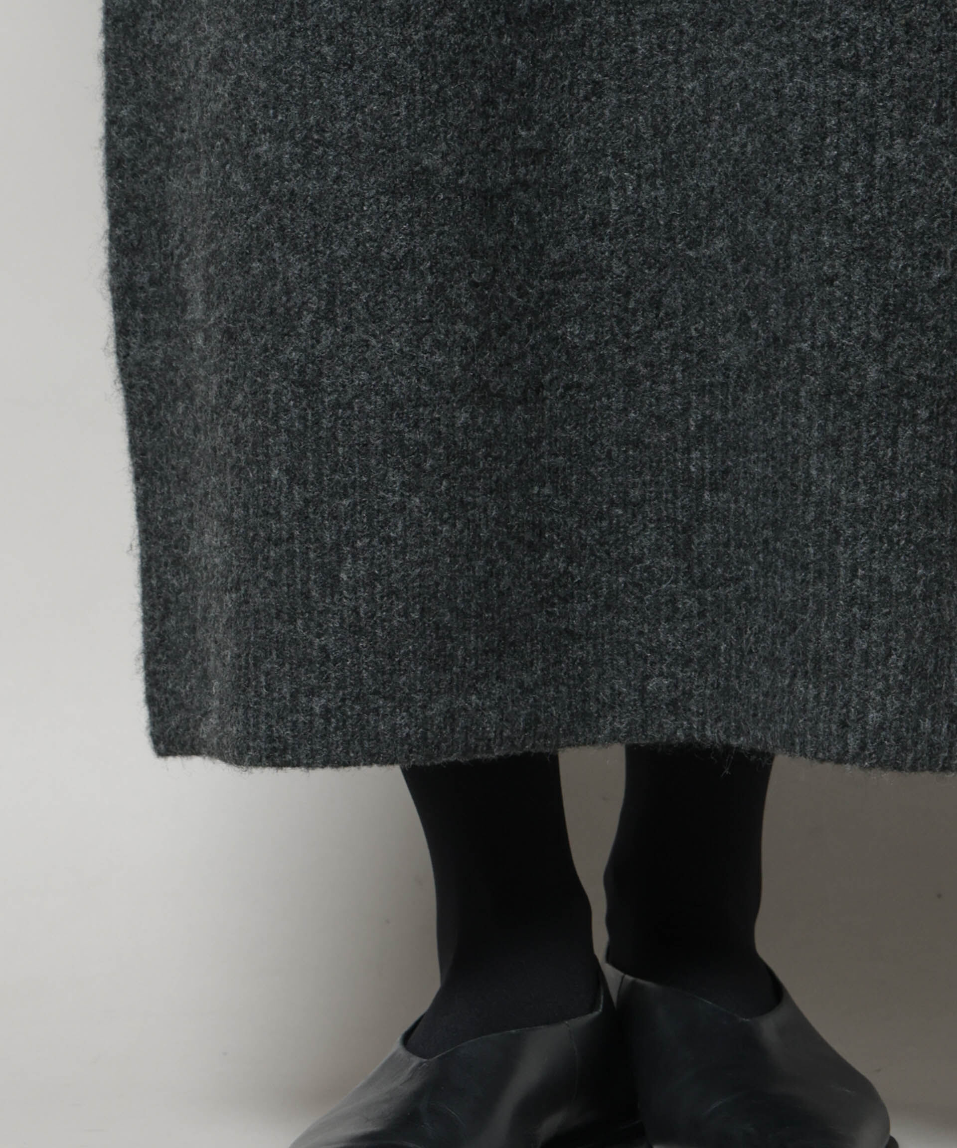 nano･universe「エアリーヤーン畦編タートルニットマキシワンピース」|ワンピース|