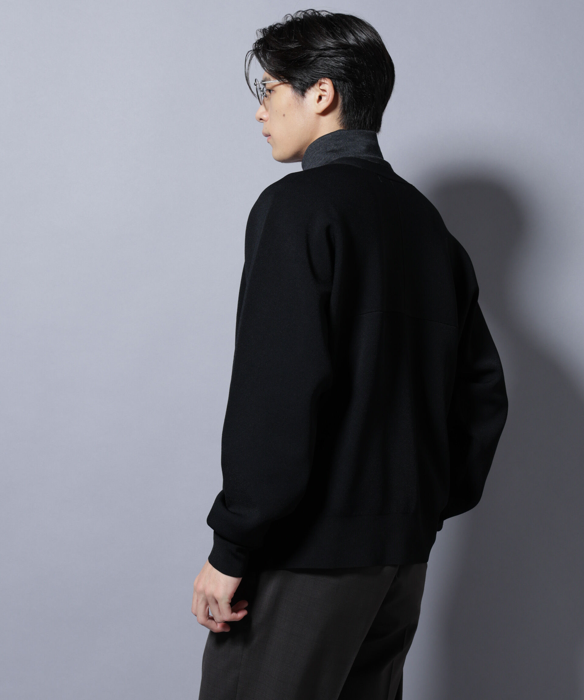 nano･universe「ELITE 7 FUNCTION W-FACE カーディガン」|ニット・セーター|