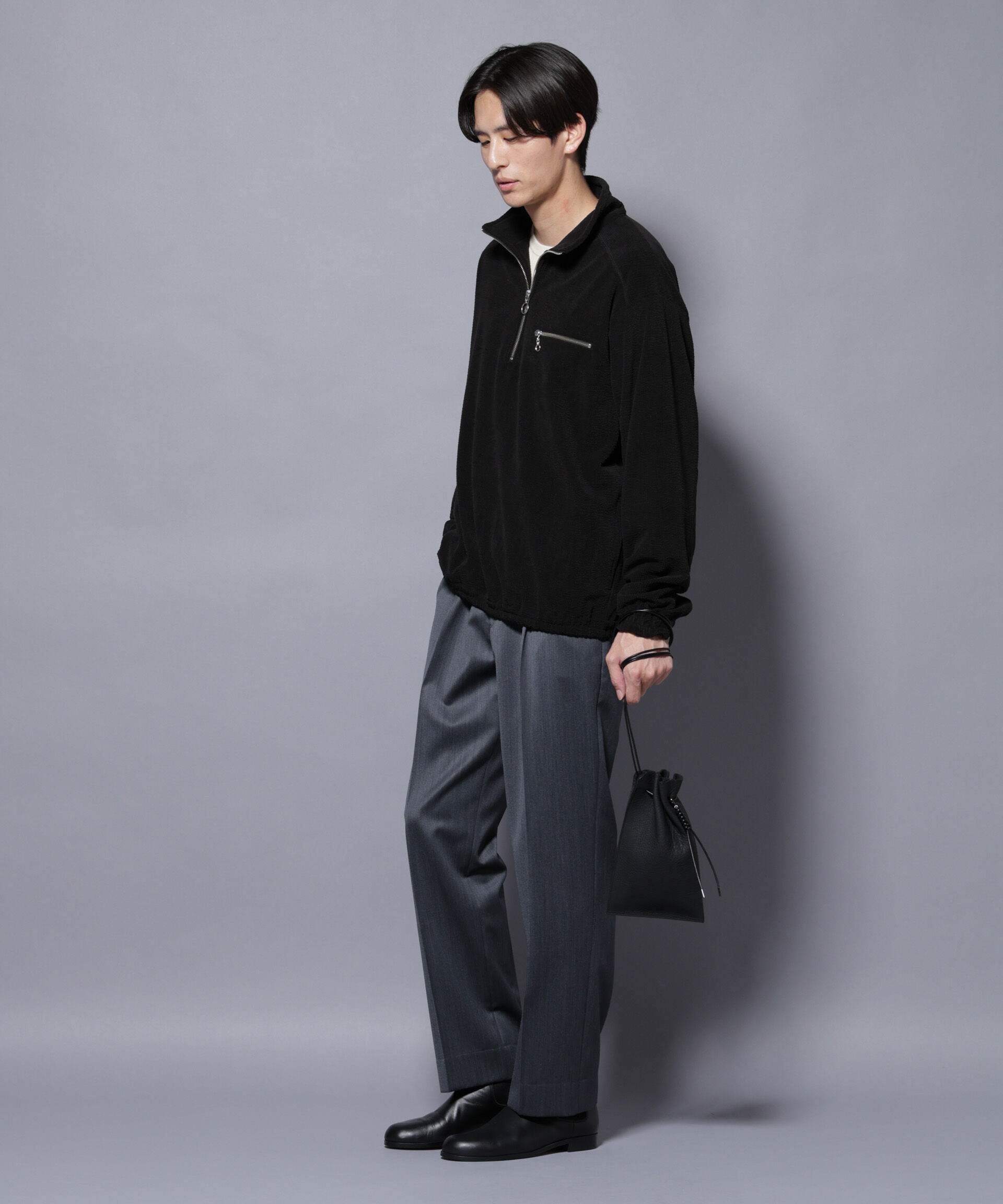 nano･universe「「Damerino Select」ウールシルクベネシャンパンツ（セットアップ可）」|スーツ|