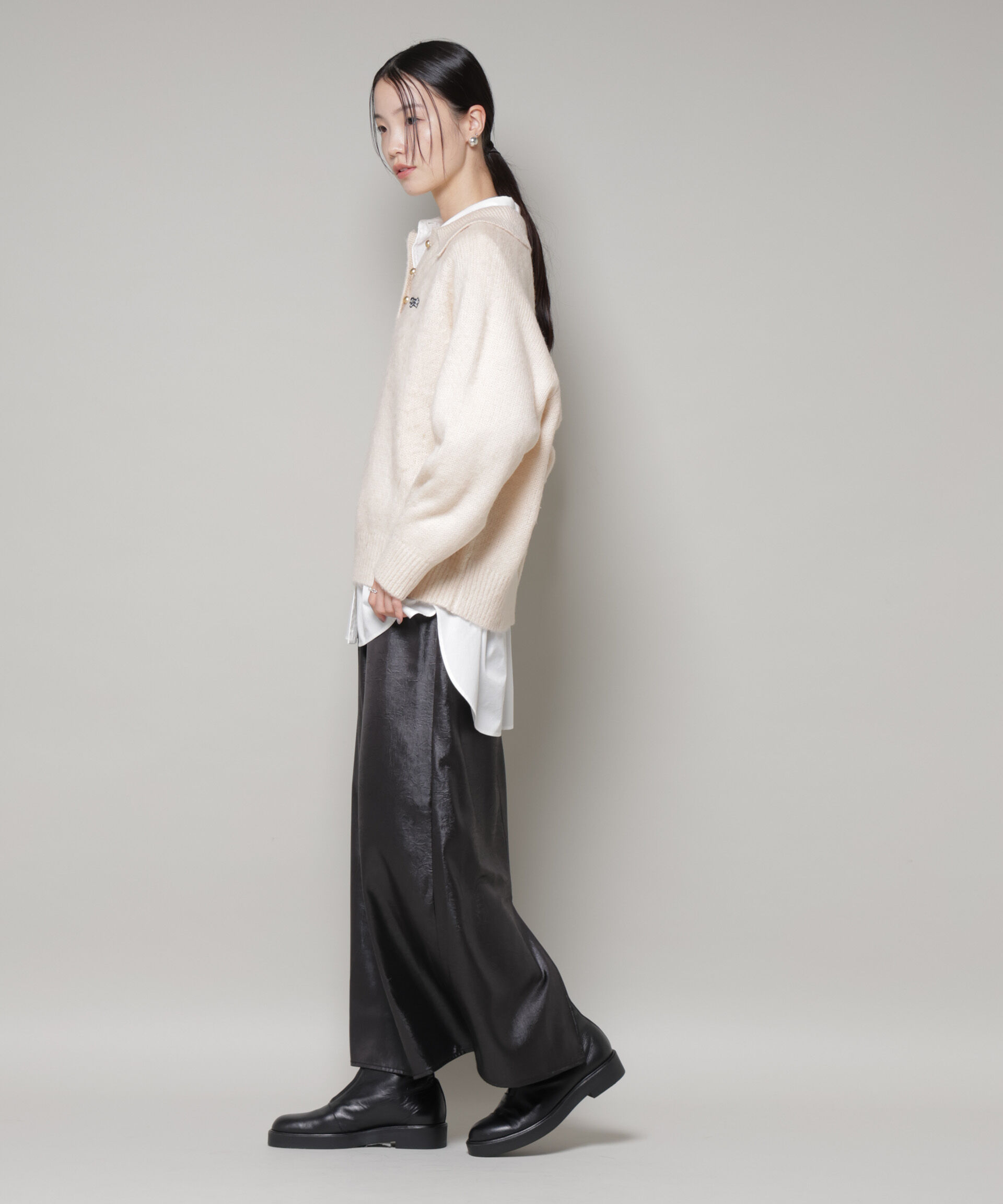 nano･universe「PENNEYS別注TheFOXシャギーポロニット」|ニット・セーター|