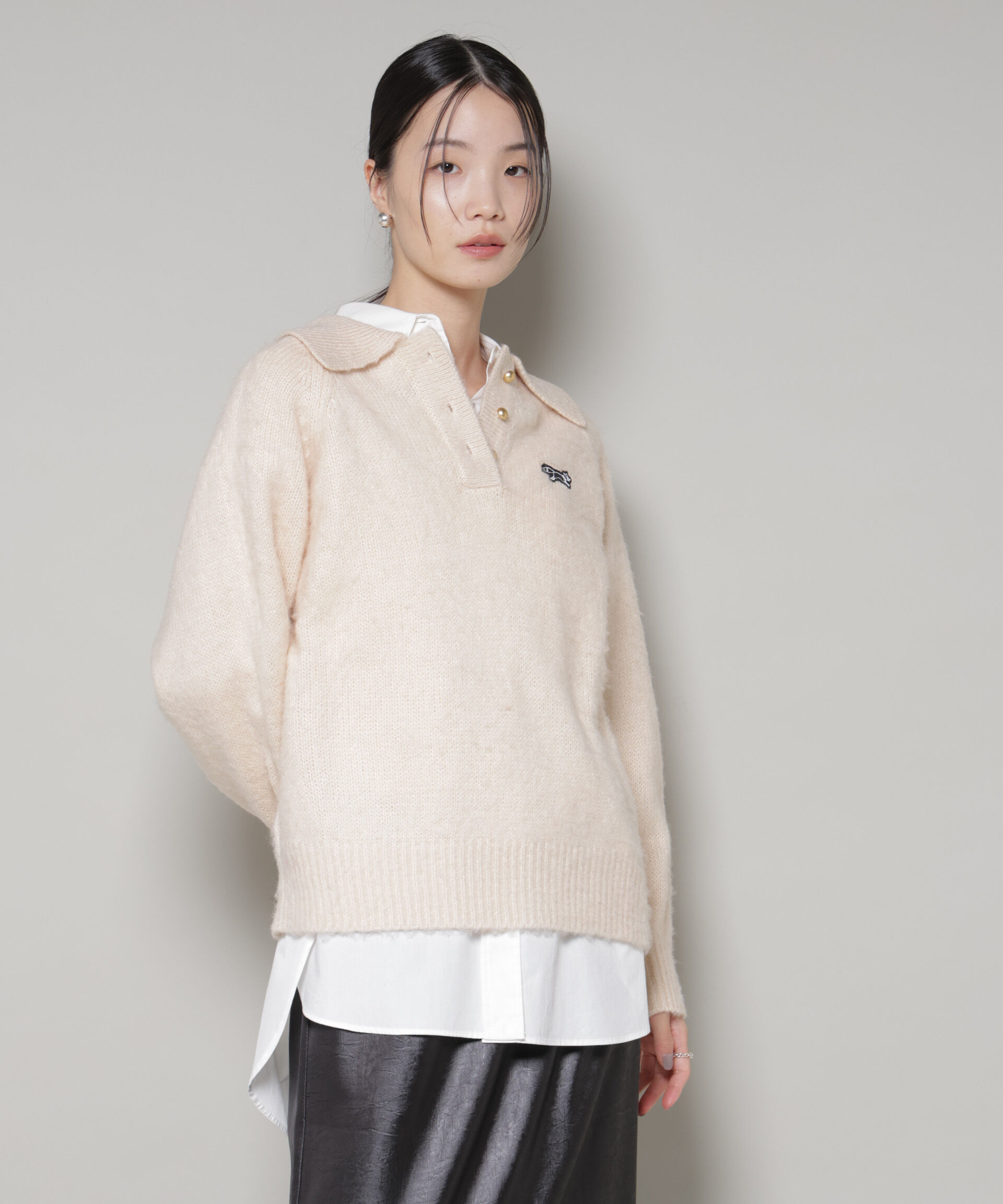 nano･universe「PENNEYS別注TheFOXシャギーポロニット」|ニット・セーター|