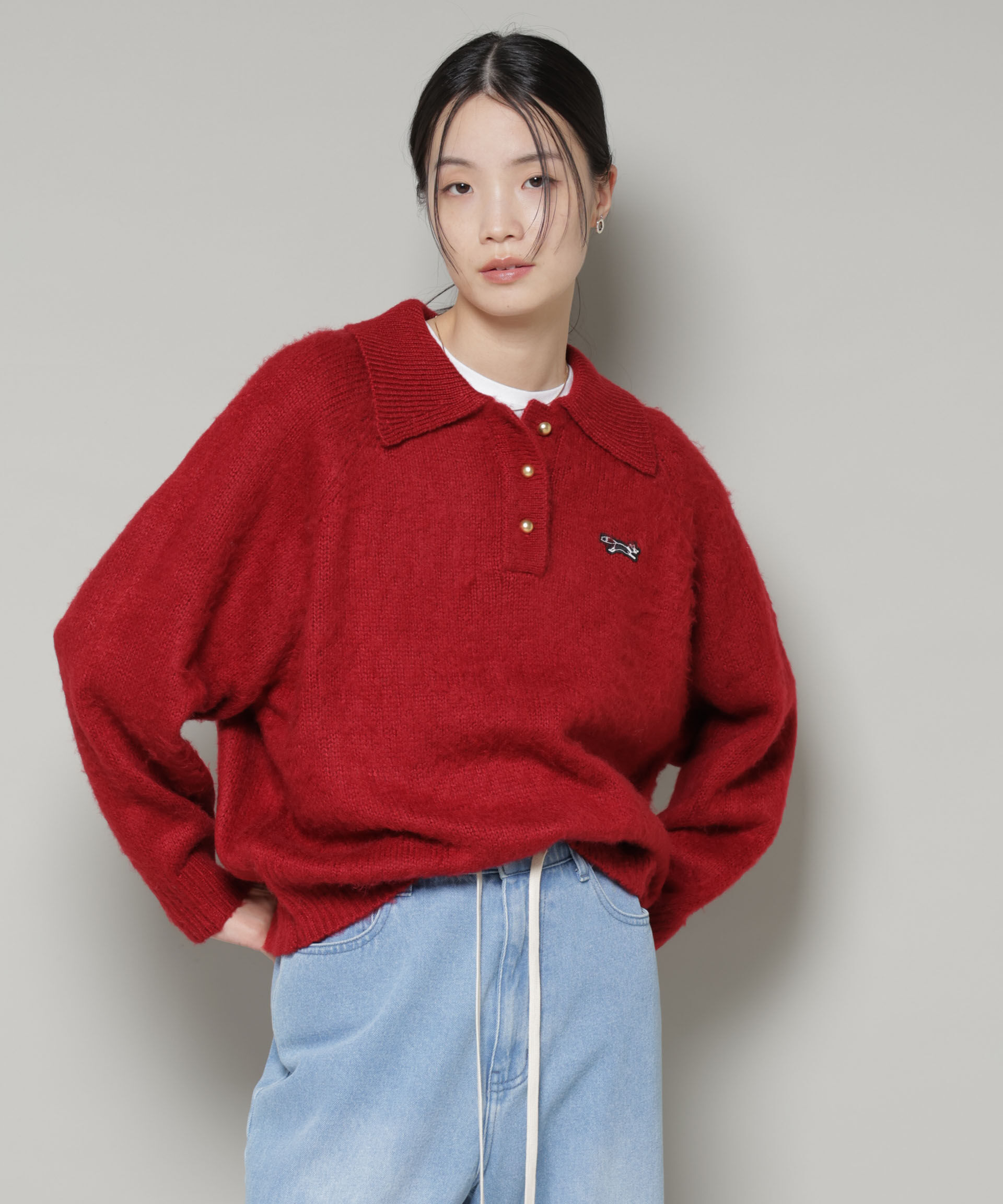 nano･universe「PENNEYS別注TheFOXシャギーポロニット」|ニット・セーター|