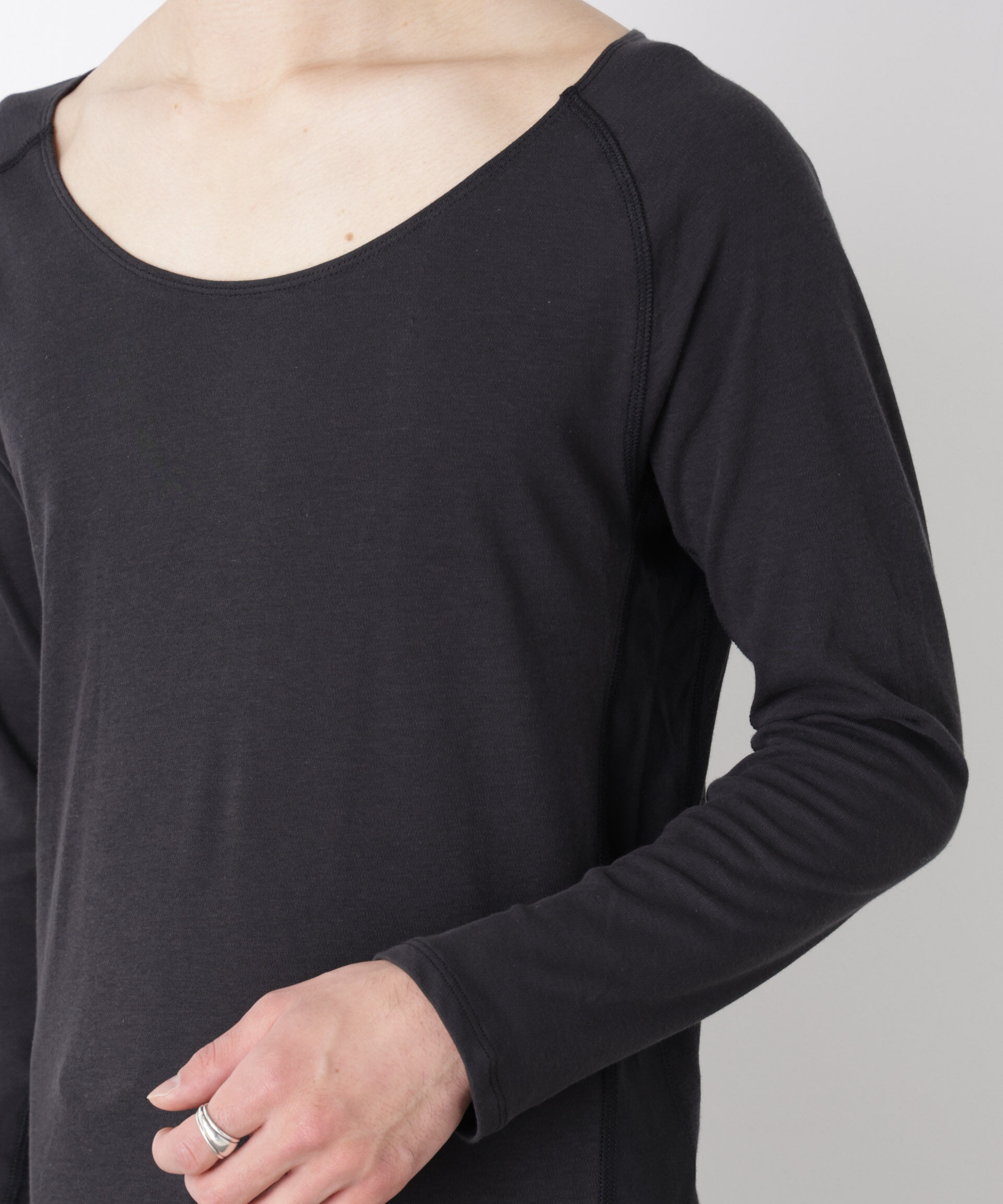 nano･universe「Anti Soaked(R)Plus インナーTシャツ 長袖」|Tシャツ・カットソー|