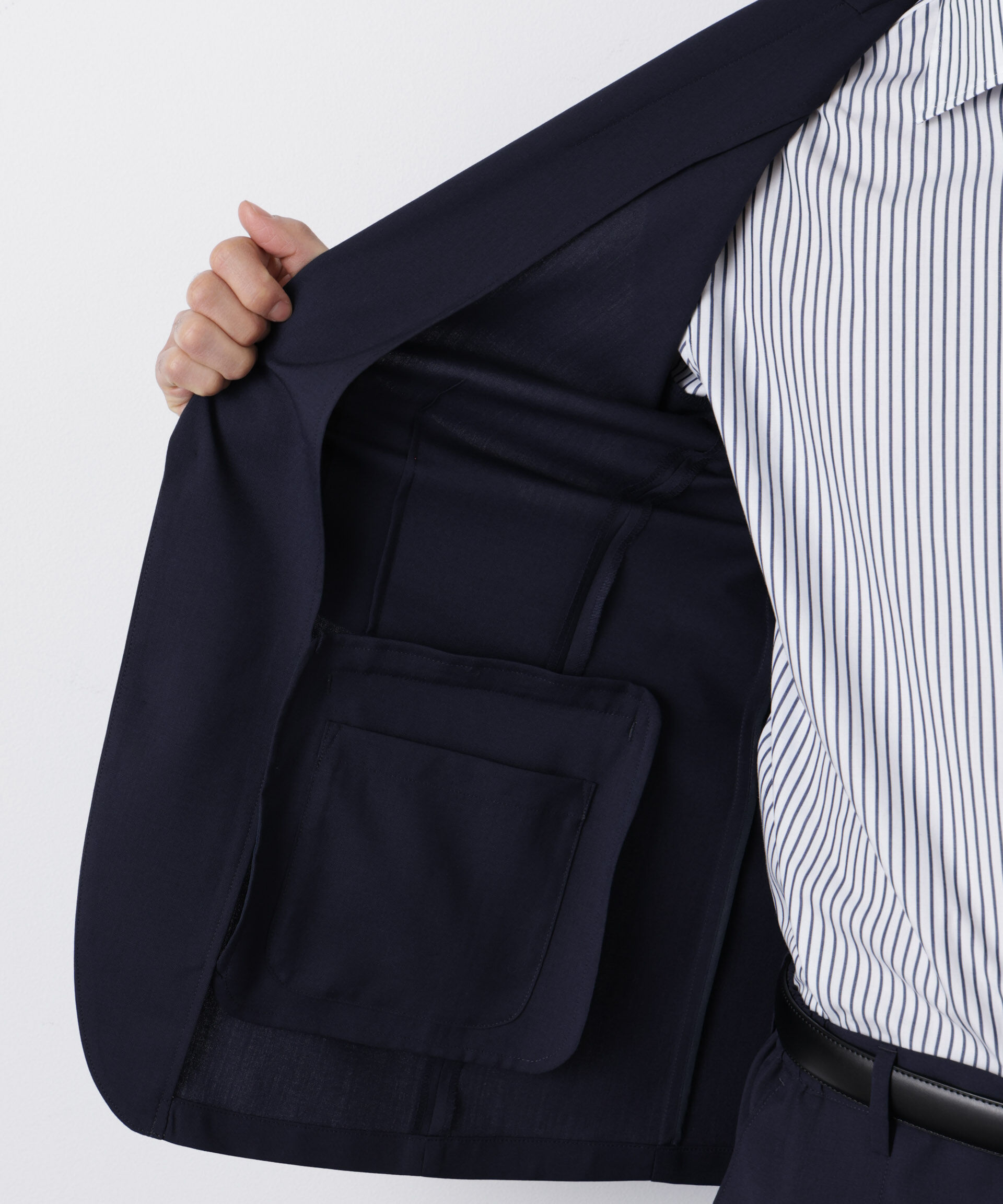 nano･universe「｢DamerinoSelect｣JAPANfabricウールストレッチジャケット（セットアップ可）」|スーツ|