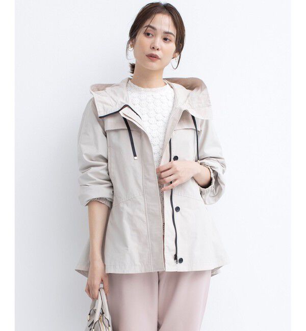 組曲「【WEB限定】フード付きライトブルゾン」|その他|ベージュ系