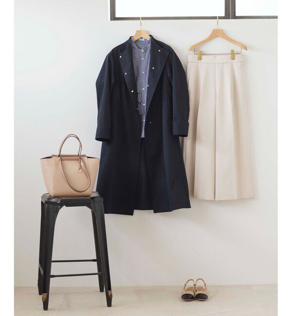組曲「【WEB限定】コットンライクツイル スタンドネックコート」|その他|