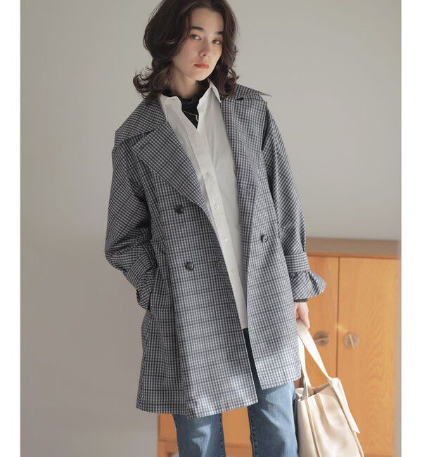 組曲「リラクシング トレンチコート」|トレンチコート|ｸﾞﾚｰ&times;ﾌﾞ