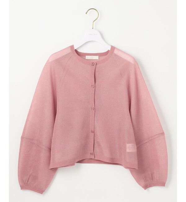 ANY SIS「【洗える】シアーランタンスリーブ カーディガン」|カーディガン|